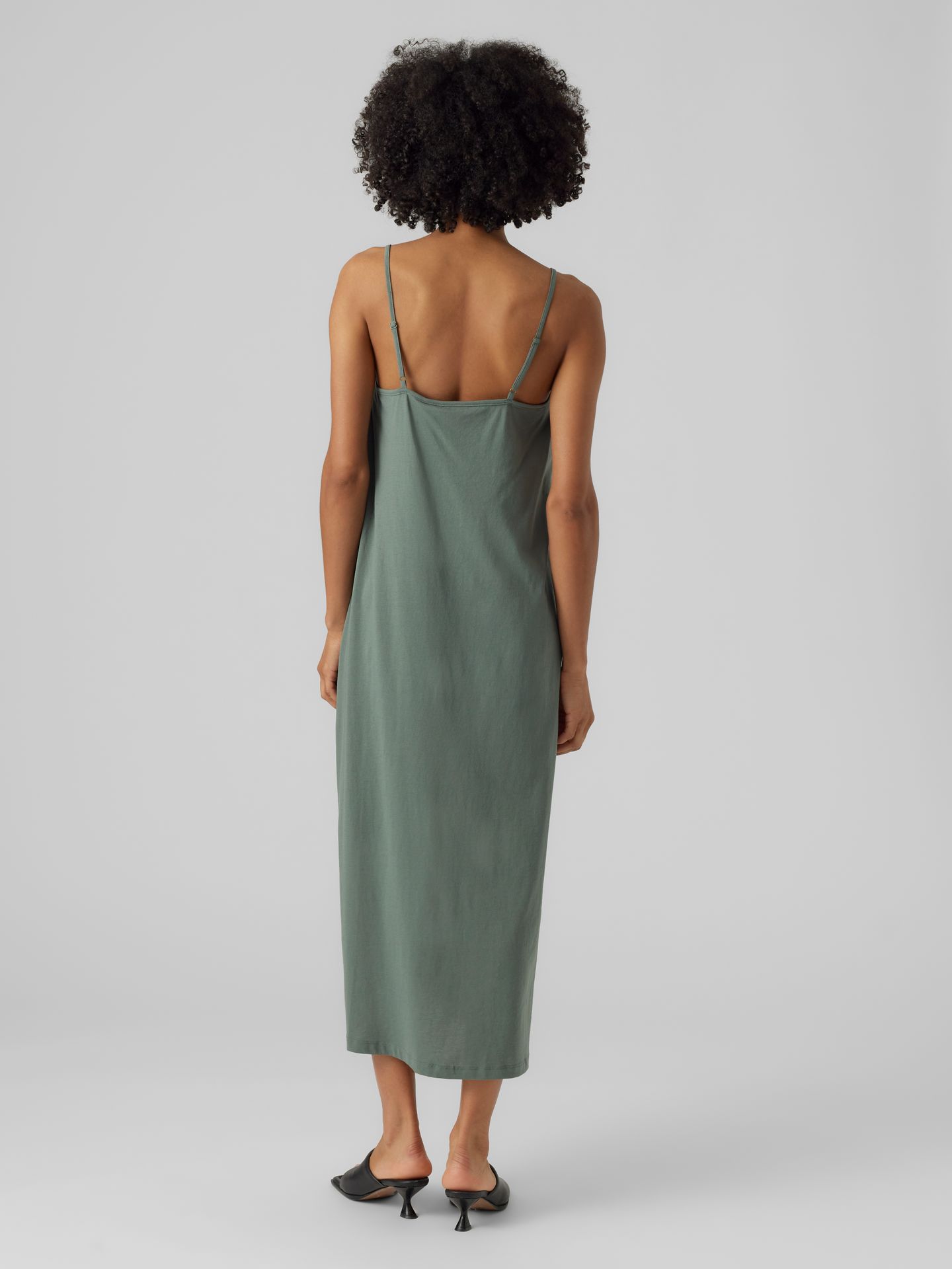 Vero Moda VMLUNA SINGLET ANKLE DRESS NOOS Laurel Wreath 2900166054030