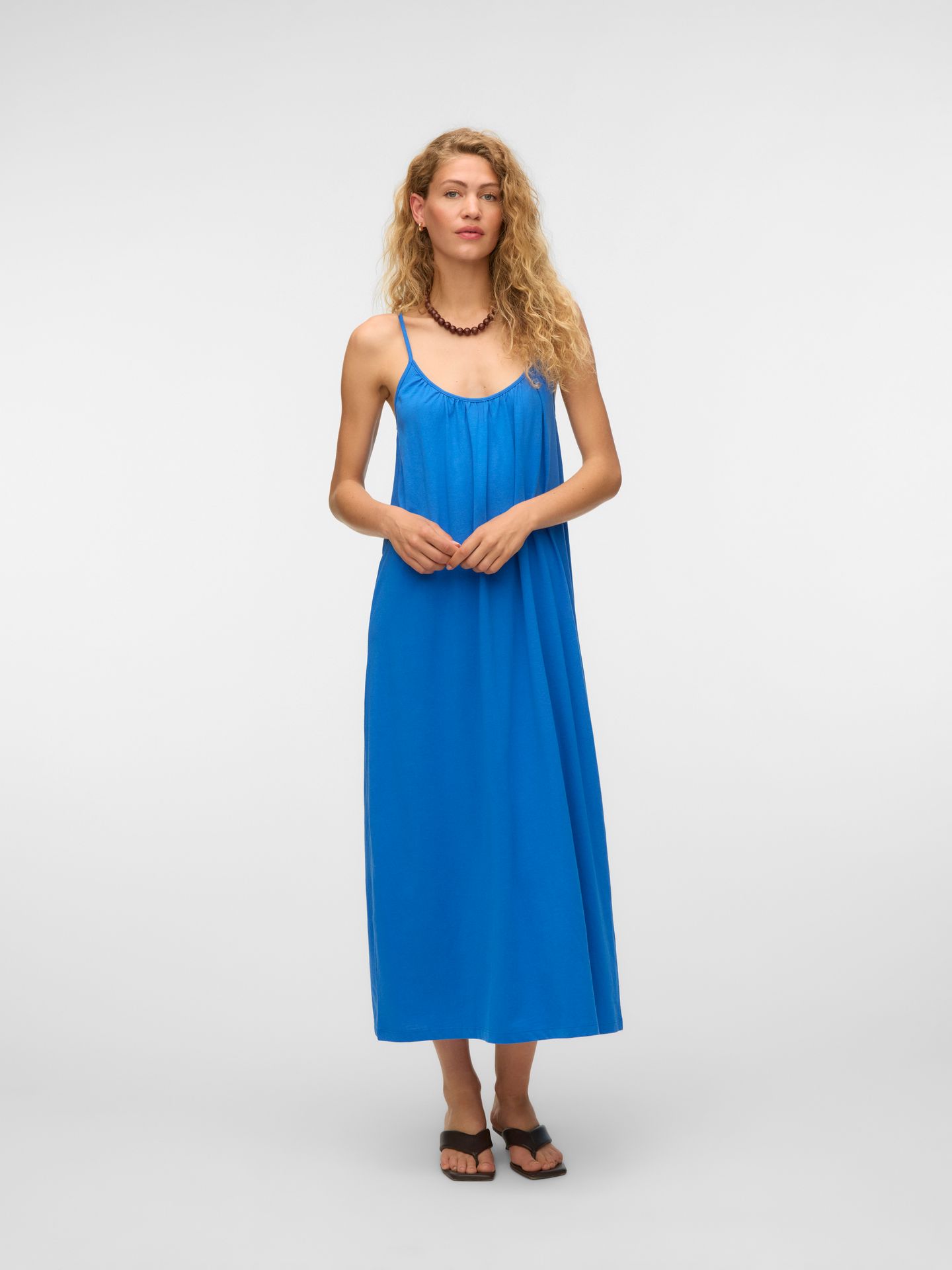 Vero Moda VMLUNA SINGLET ANKLE DRESS NOOS Nebulas Blue 00112365-EKA26011400003458