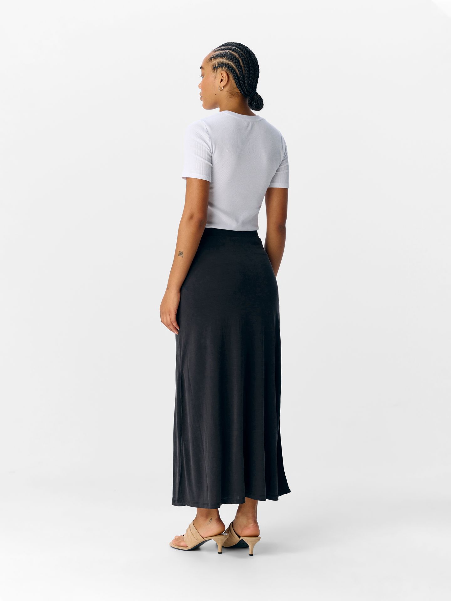 Object OBJANNIE MW LO LONG SKIRT DIV Black 2900154813038