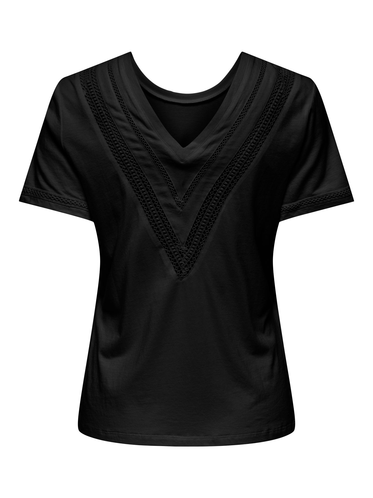 Only ONLSIGRID S/S O-NECK TOP JRS Black 2900154835030