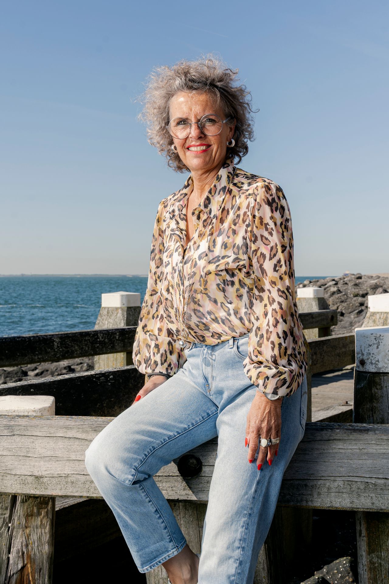 Esqualo Blouse basic Leopard Dream 999 print 2900154836136