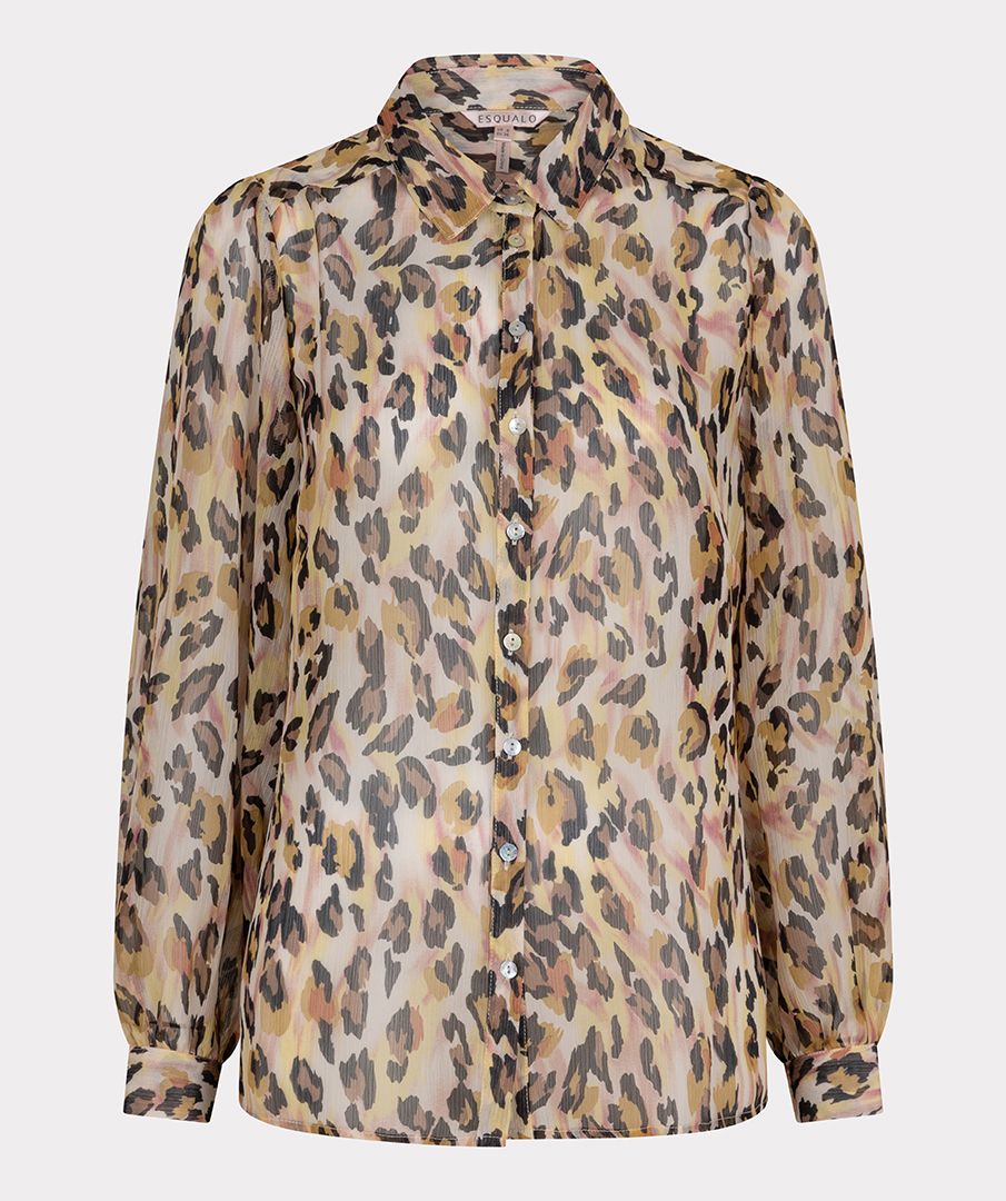 Esqualo Blouse basic Leopard Dream 999 print 2900154836136