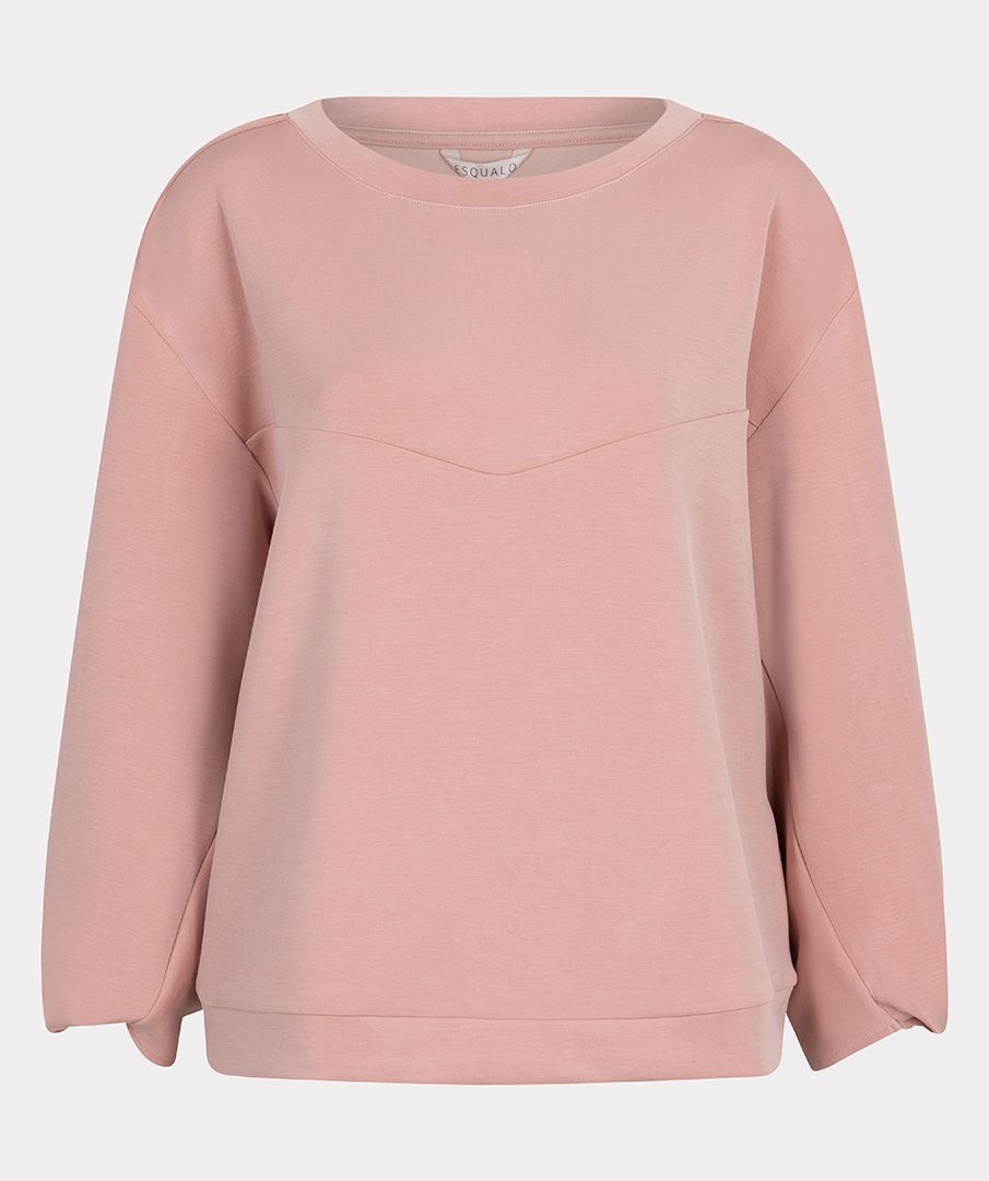 Esqualo Sweater oversized modal 525 chalk pink 2900154839076