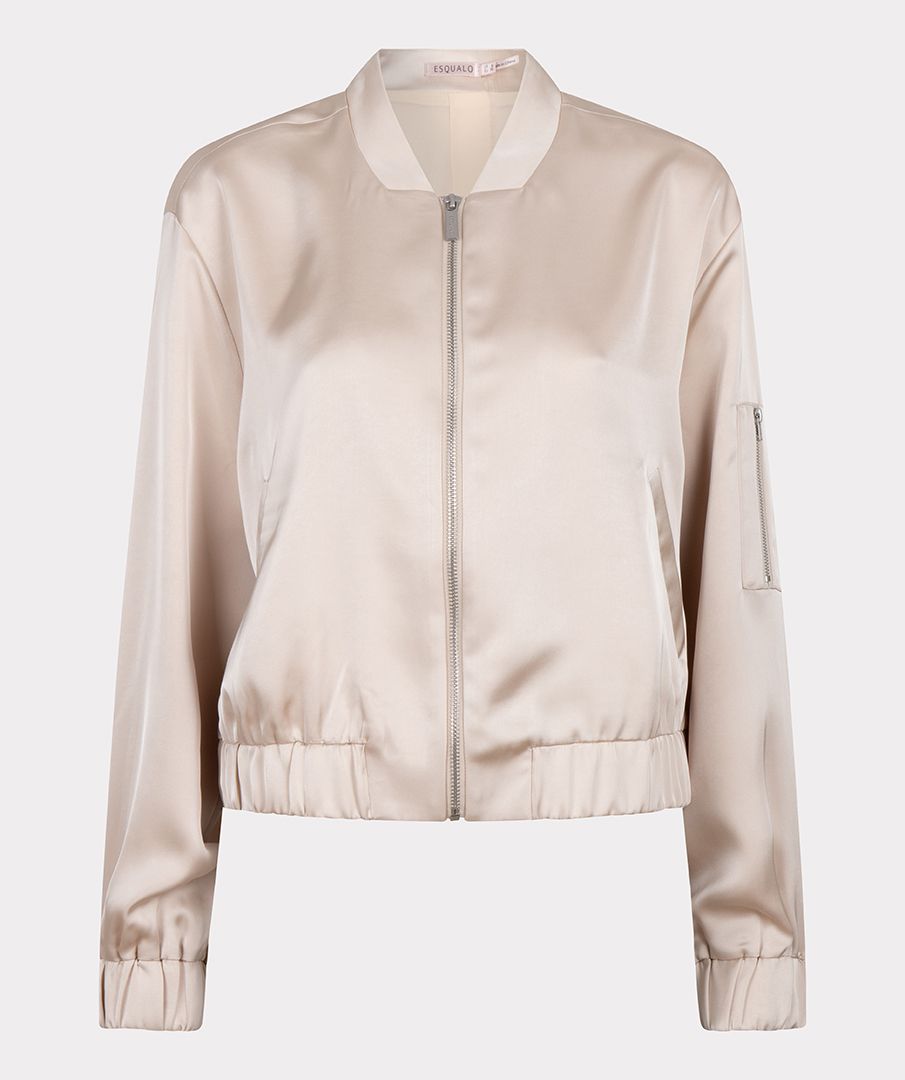 Esqualo Jacket bomber satin 180 sand 00112384-EKA26009300000014