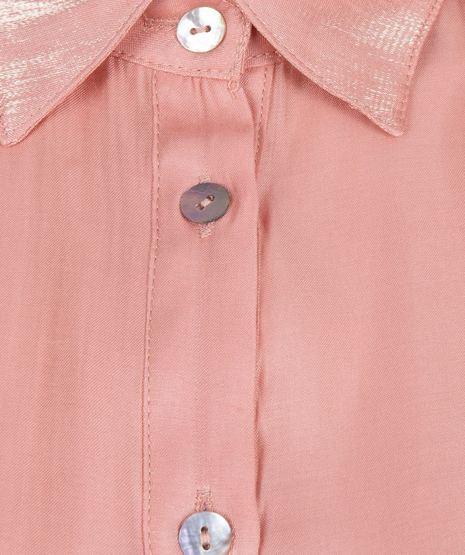 Esqualo Blouse gathering changeant 519 light pink 2900154847125 Esqualo Blouse gathering changeant 519 light pink 2900154847125