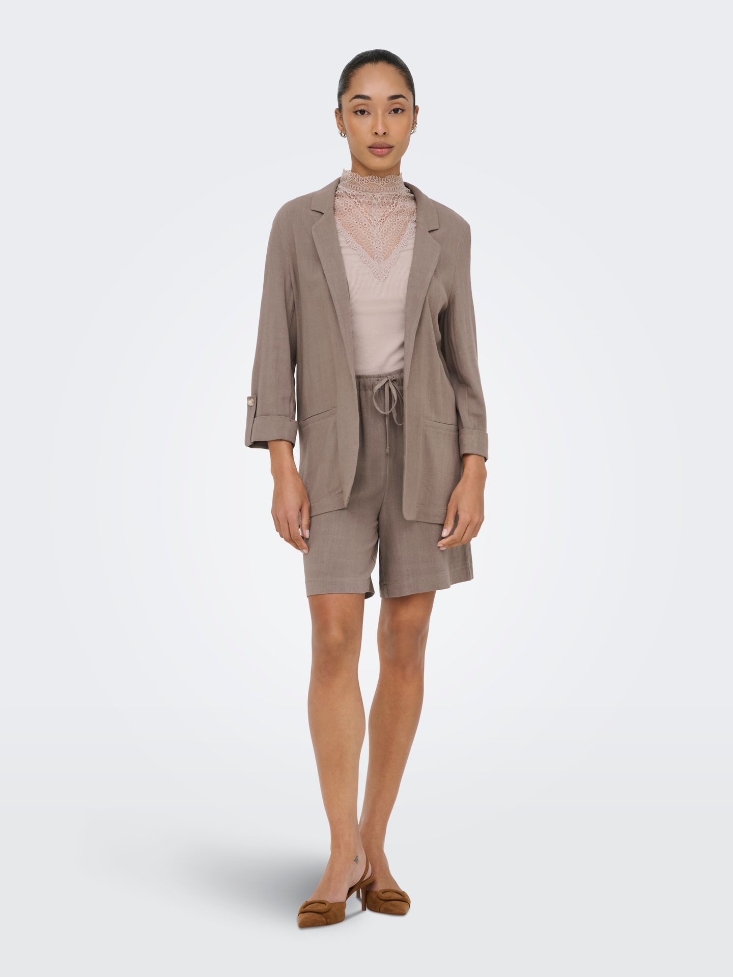 Only ONLSIESTA 3/4 OPEN LIN BL BLAZE TLR Walnut 2900165091036