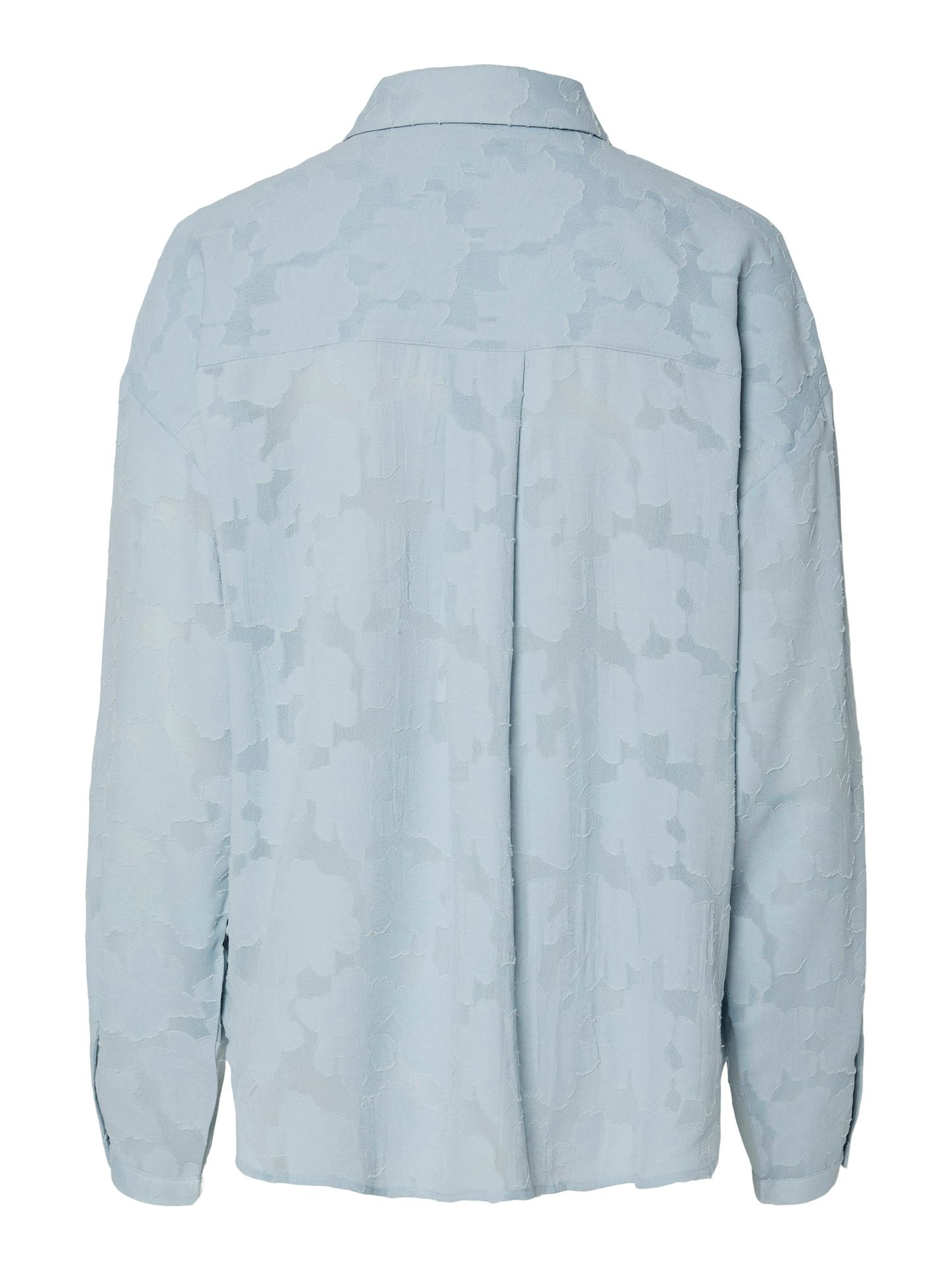 Pieces PCTIMMA LS SHIRT WVN Cashmere Blue 2900154867031