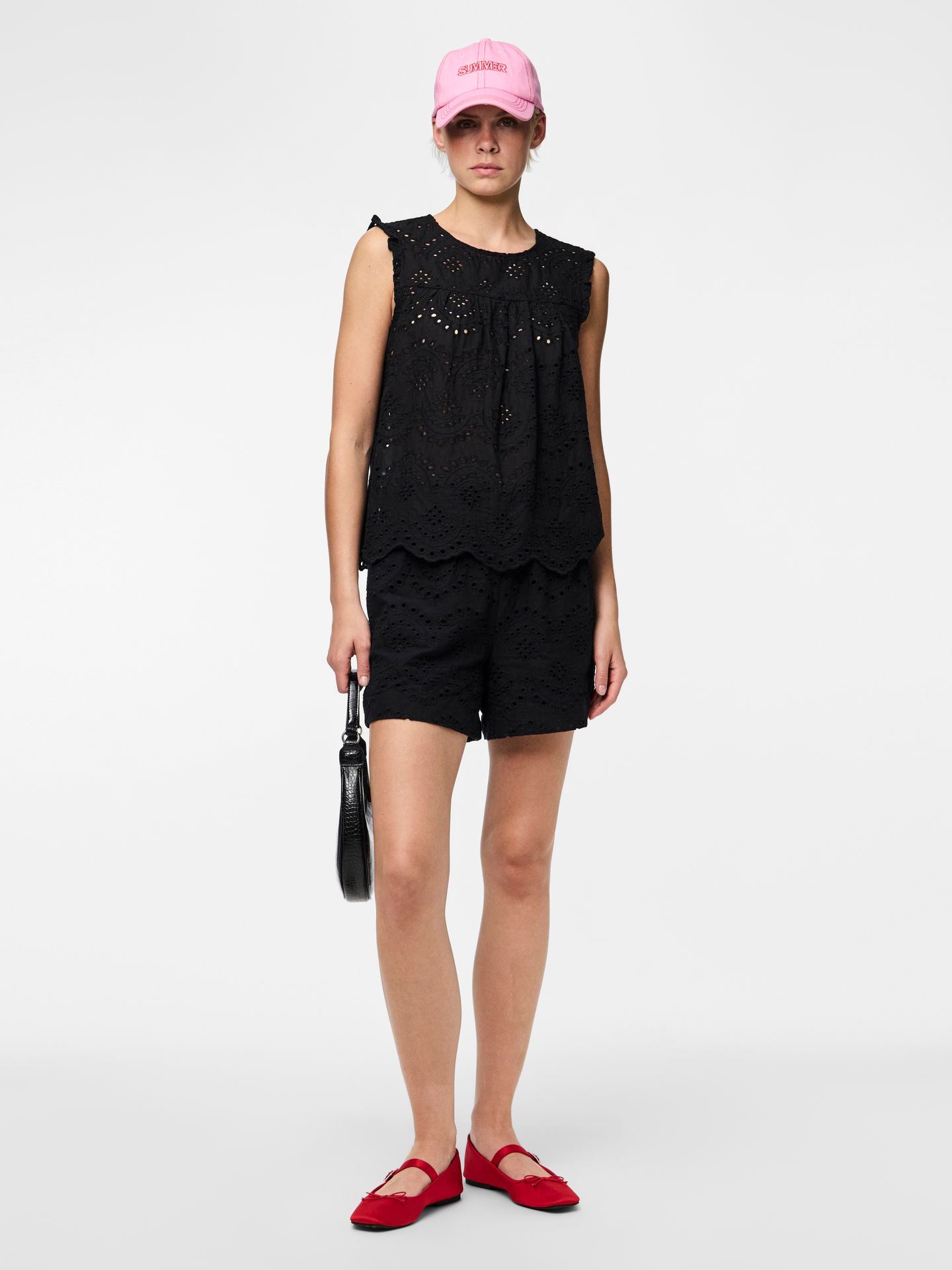 Pieces PCVILDE MW SHORTS WVN NOOS Black 2900154869066