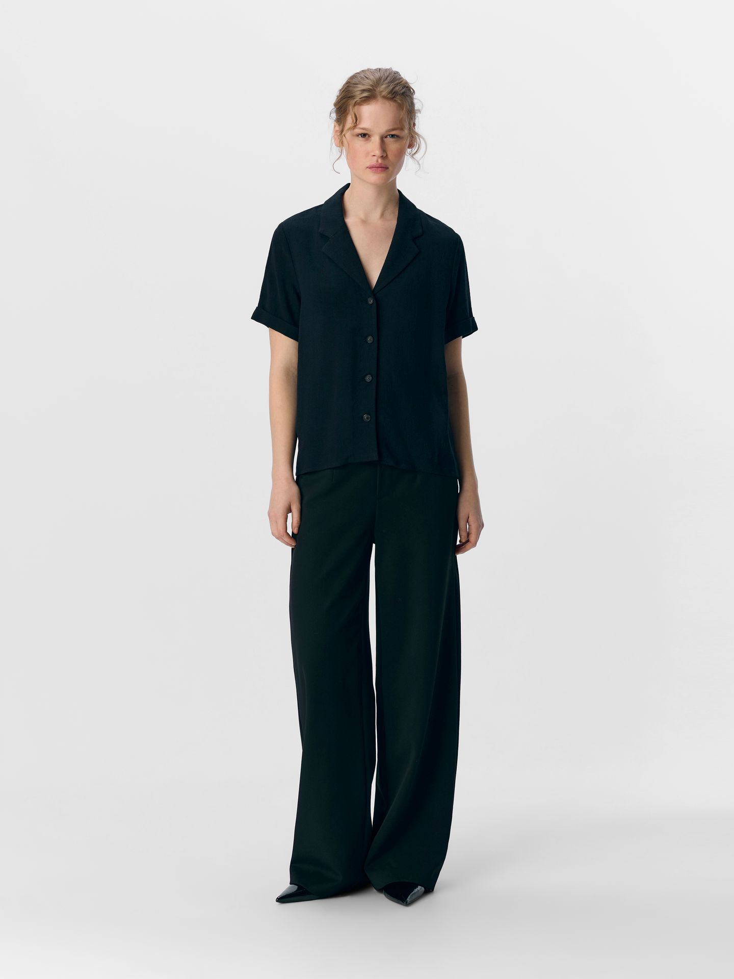 Object OBJSANNE S/S RE SHIRT NOOS Black 2900154911048