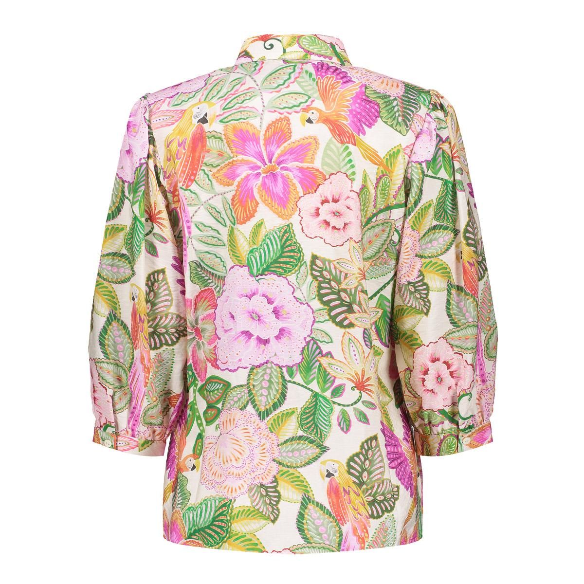 geisha Blouse 420 pink/mint 2900154931046