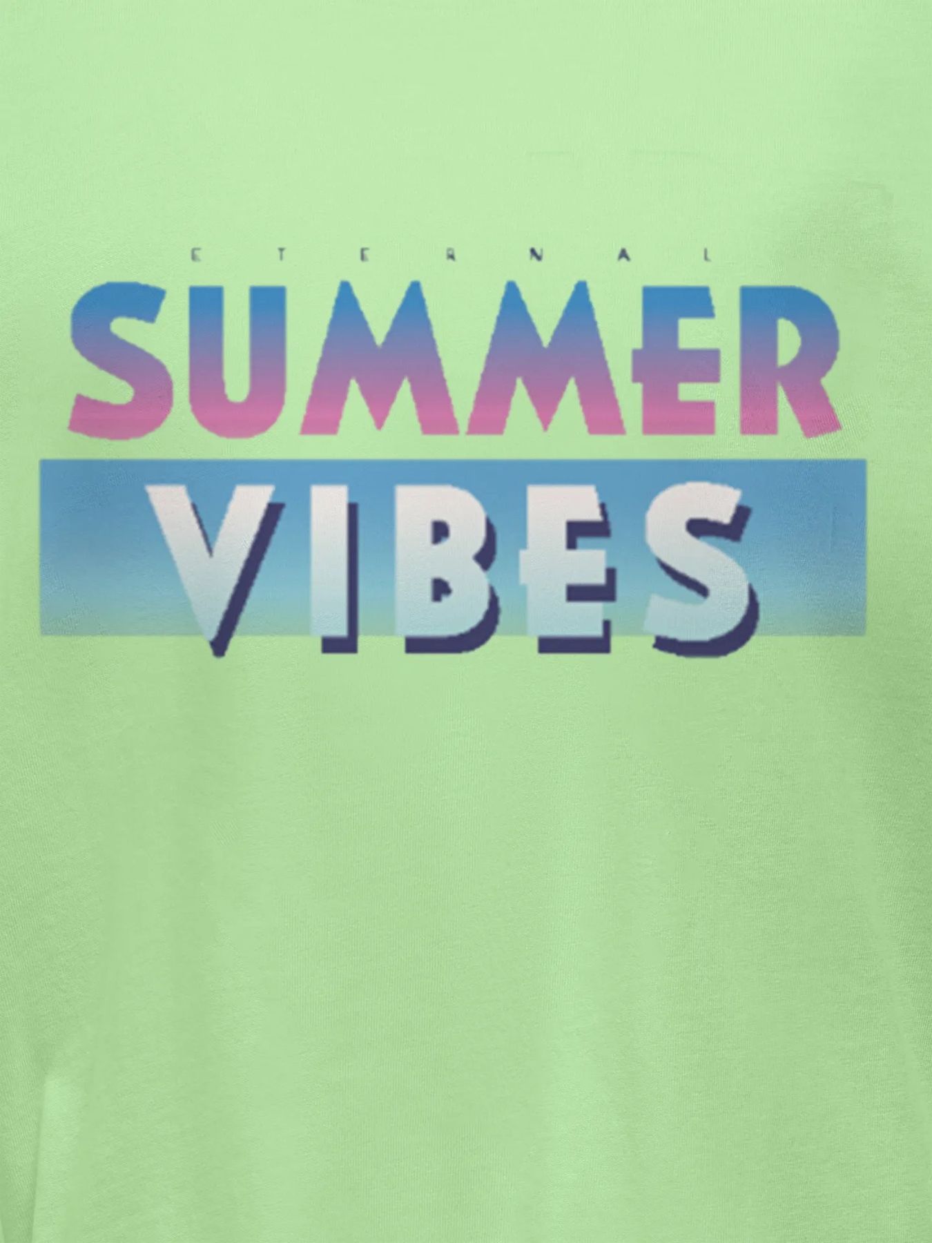 Only KOGRUTH LIFE S/S LOOSE PRINTED TEE Paradise Green/Miami 2900154951013