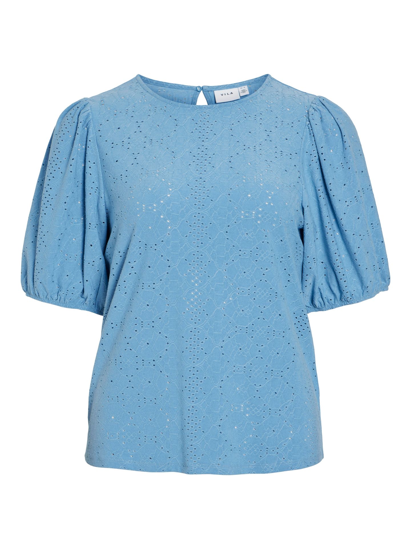 vila VIKALLY O-NECK 2/4 TOP - NOOS Blissful Blue 2900154954038 vila VIKALLY O-NECK 2/4 TOP - NOOS Blissful Blue 2900154954038