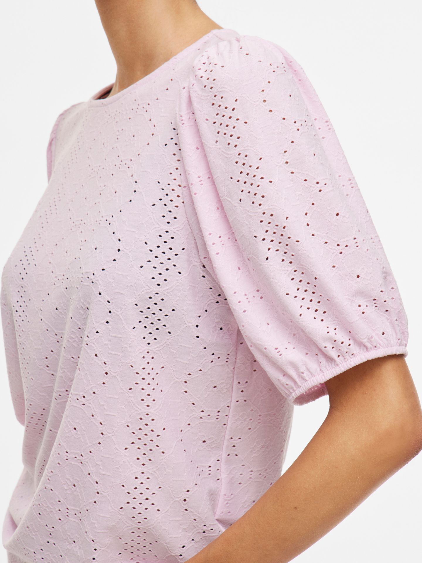 vila VIKALLY O-NECK 2/4 TOP - NOOS Winsome Orchid 2900154953017