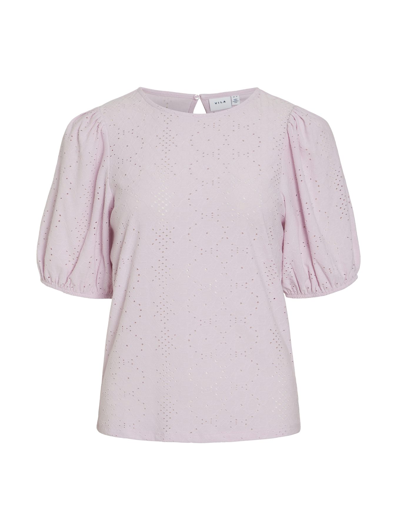 vila VIKALLY O-NECK 2/4 TOP - NOOS Winsome Orchid 2900154953017