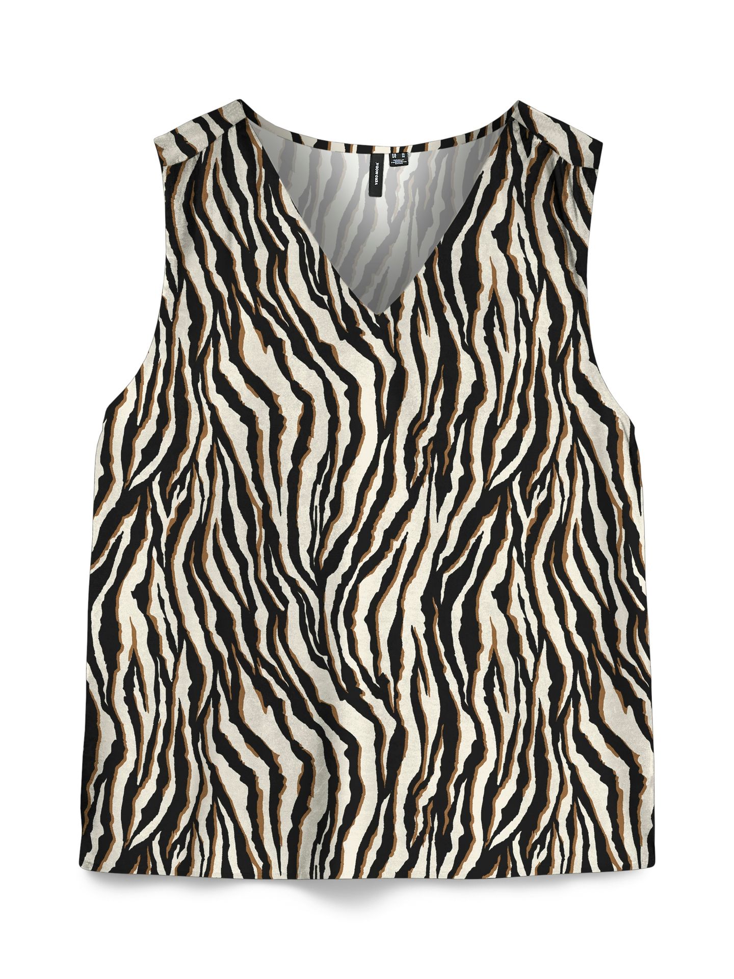 Vero Moda VMEASY JOY S/L V-NECK TOP WVN GA Oatmeal/Dolly 00112445-EKA26011400003482