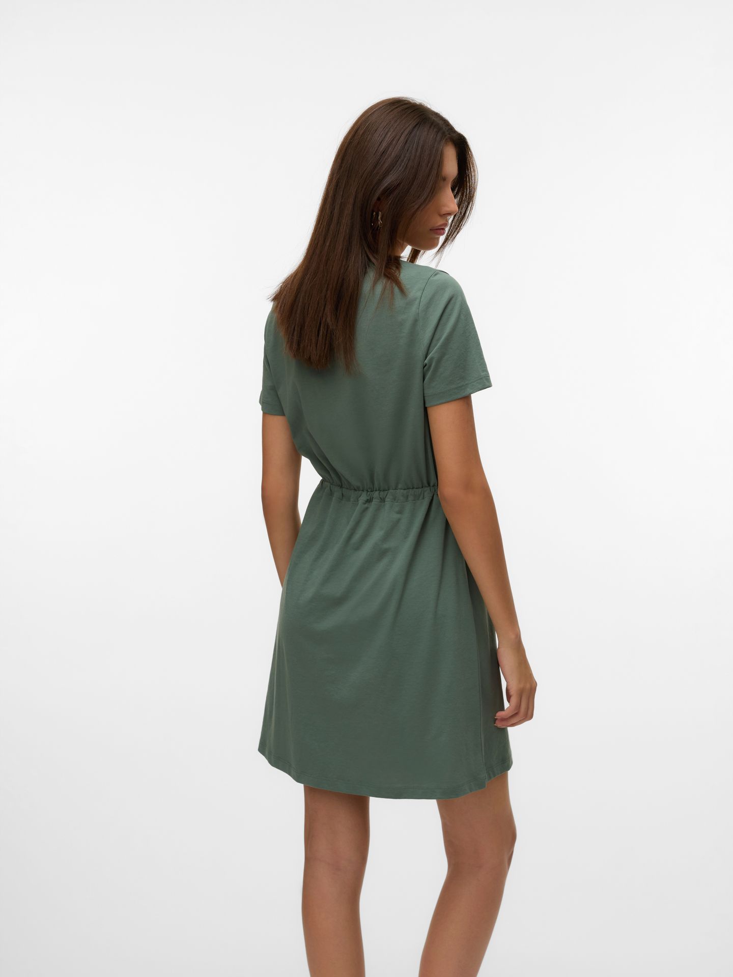 Vero Moda VMLUNA SS SHORT STRING DRESS JRS NO Laurel Wreath 2900154993051