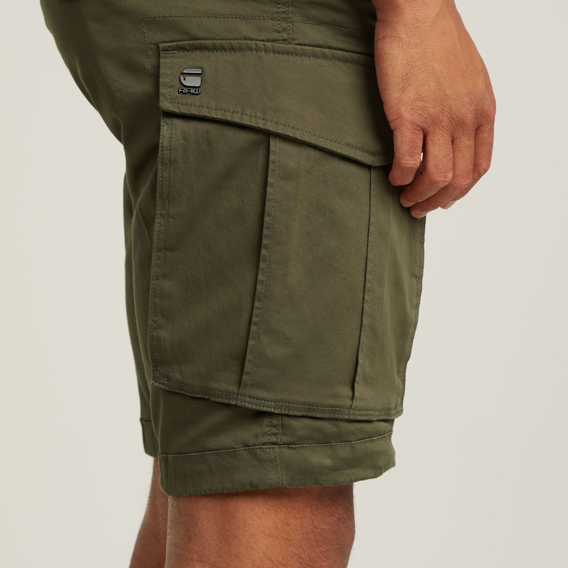 G-star Raw Rovic zip regular short 1260 gs grey 2900155005098