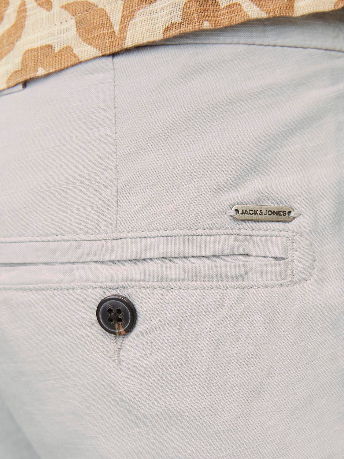 Jack & Jones JPSTACE SUMMER LINEN BLEND SHORT SR Crockery/MELANGE 2900155035026