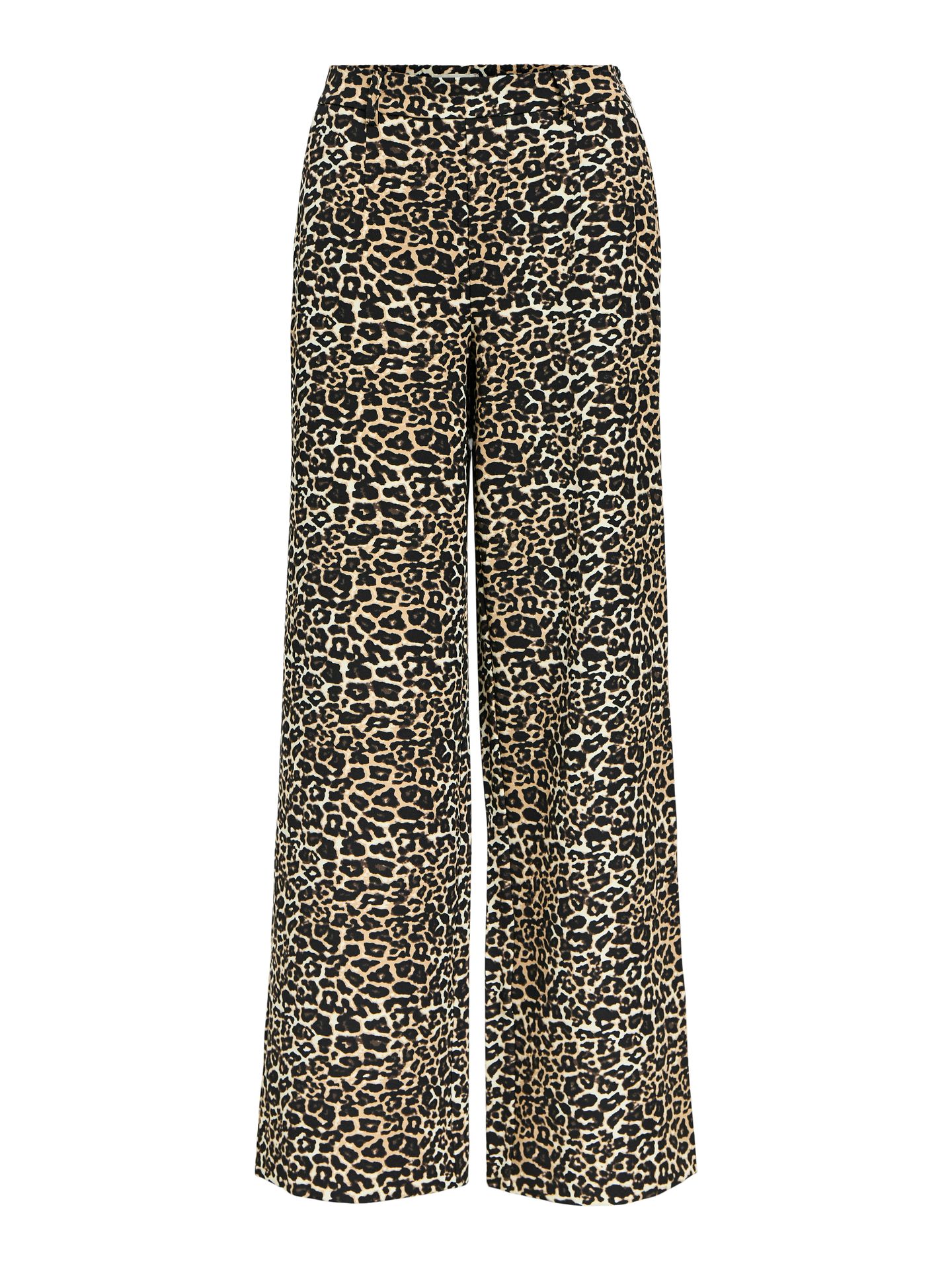 Object OBJALBA LISA WIDE PANT PRINT NOOS Humus/MELANGE 00112486-EKA22000400000013