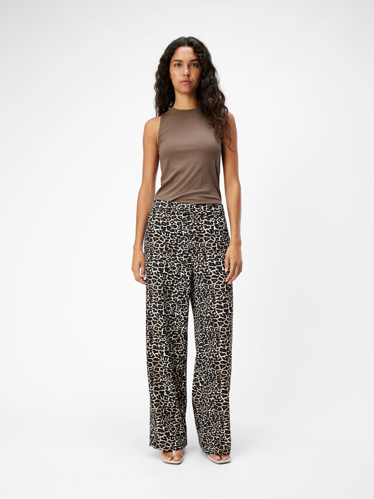 Object OBJALBA LISA WIDE PANT PRINT NOOS Humus/MELANGE 2900158086063