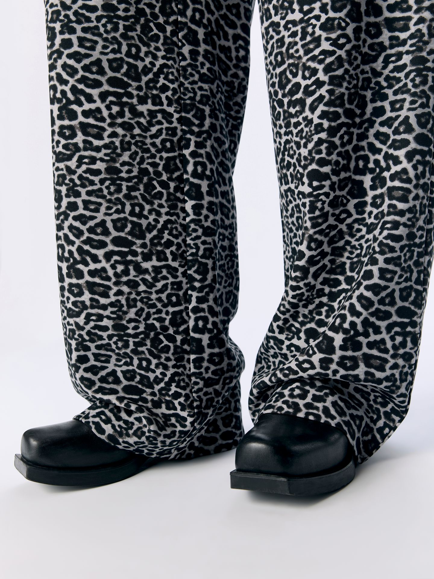 Object OBJALBA LISA WIDE PANT PRINT NOOS Grey/Leo 2900158087015