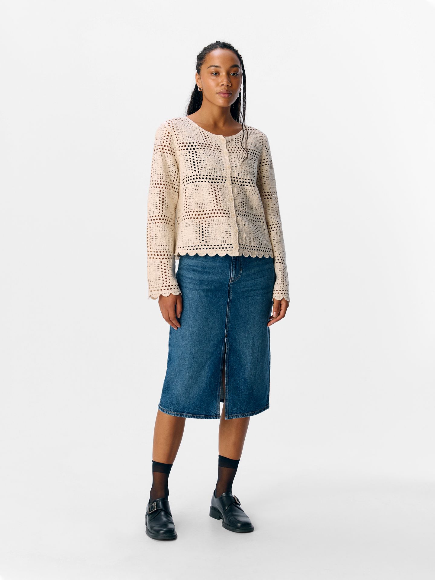 Object OBJORELLA L/S KNIT CARDIGAN NOOS Sandshell 2900155052047