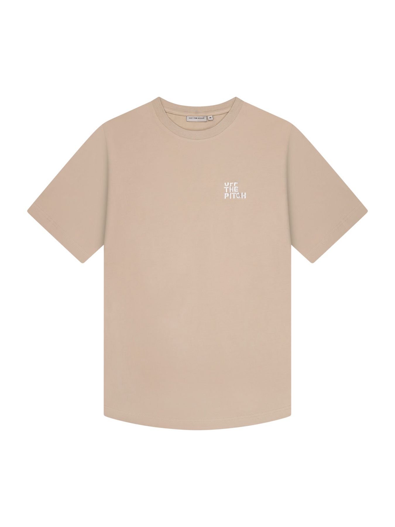 Off The Pitch Fullstop slim fit tee Sand 2900155057042
