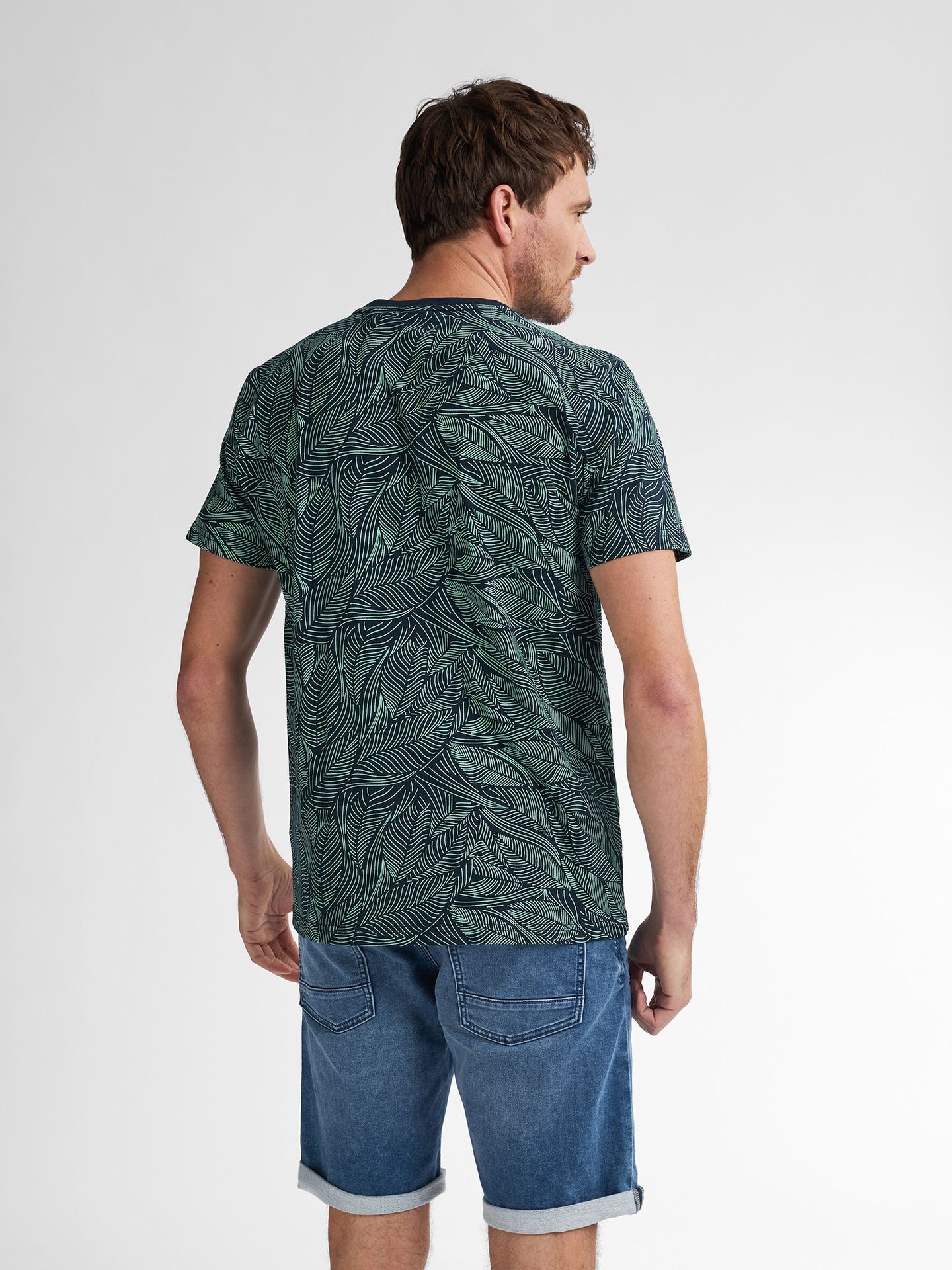 Petrol Industries Men T-Shirt SS AOP 5178 navy blue 2900155142045