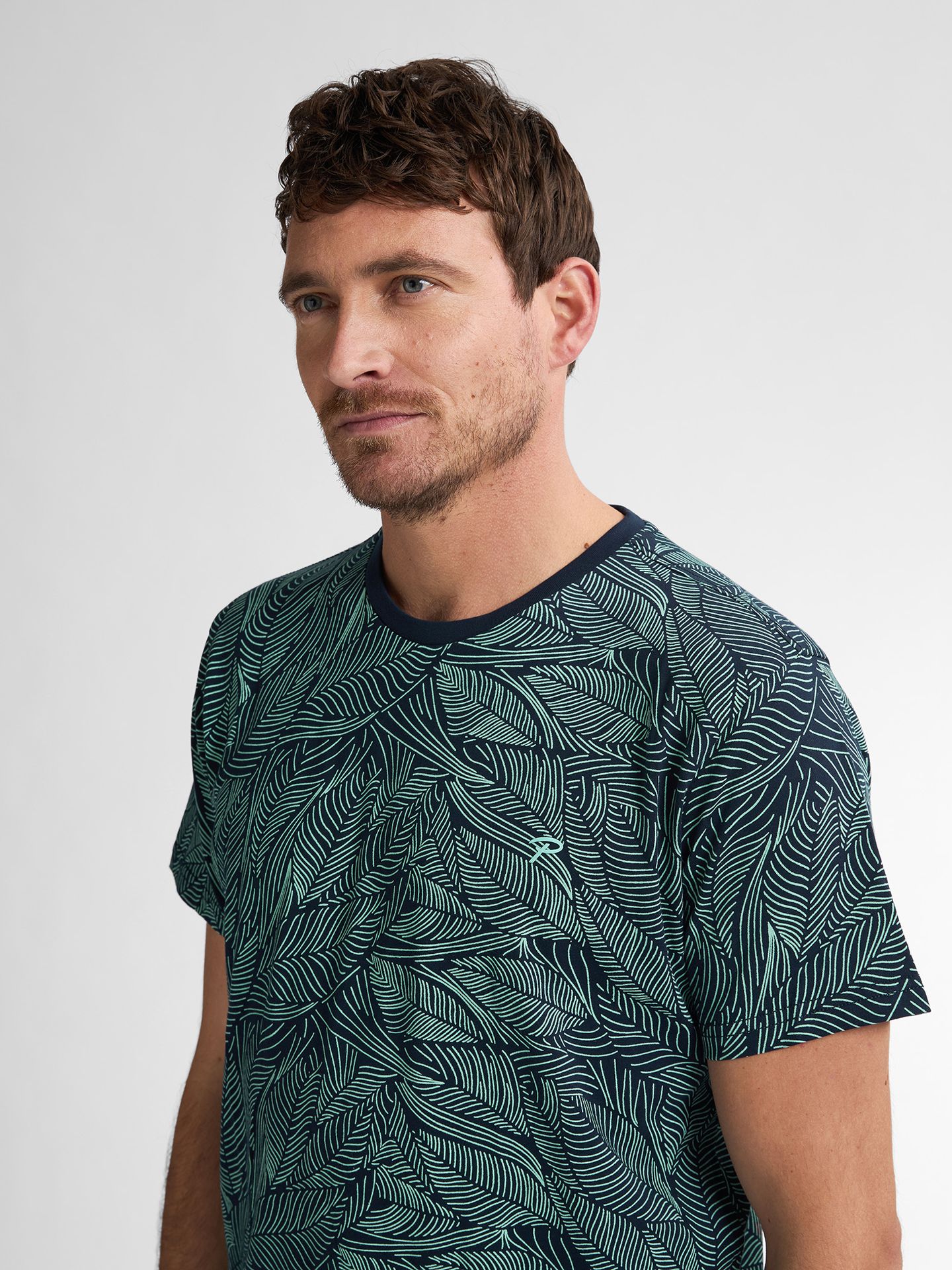Petrol Industries Men T-Shirt SS AOP 5178 navy blue 2900155142045