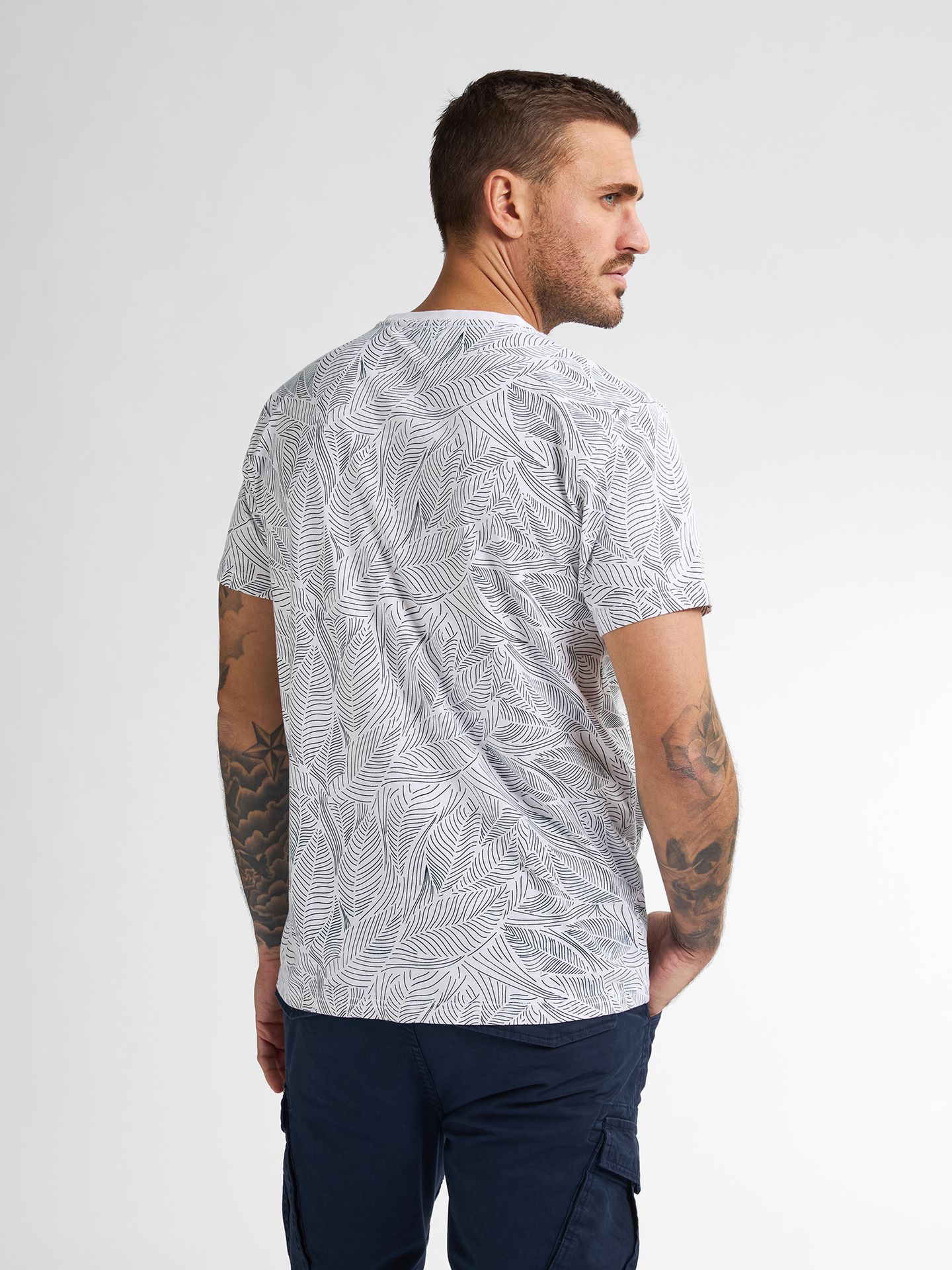 Petrol Industries Men T-Shirt SS AOP 0000 bright white 2900155141093