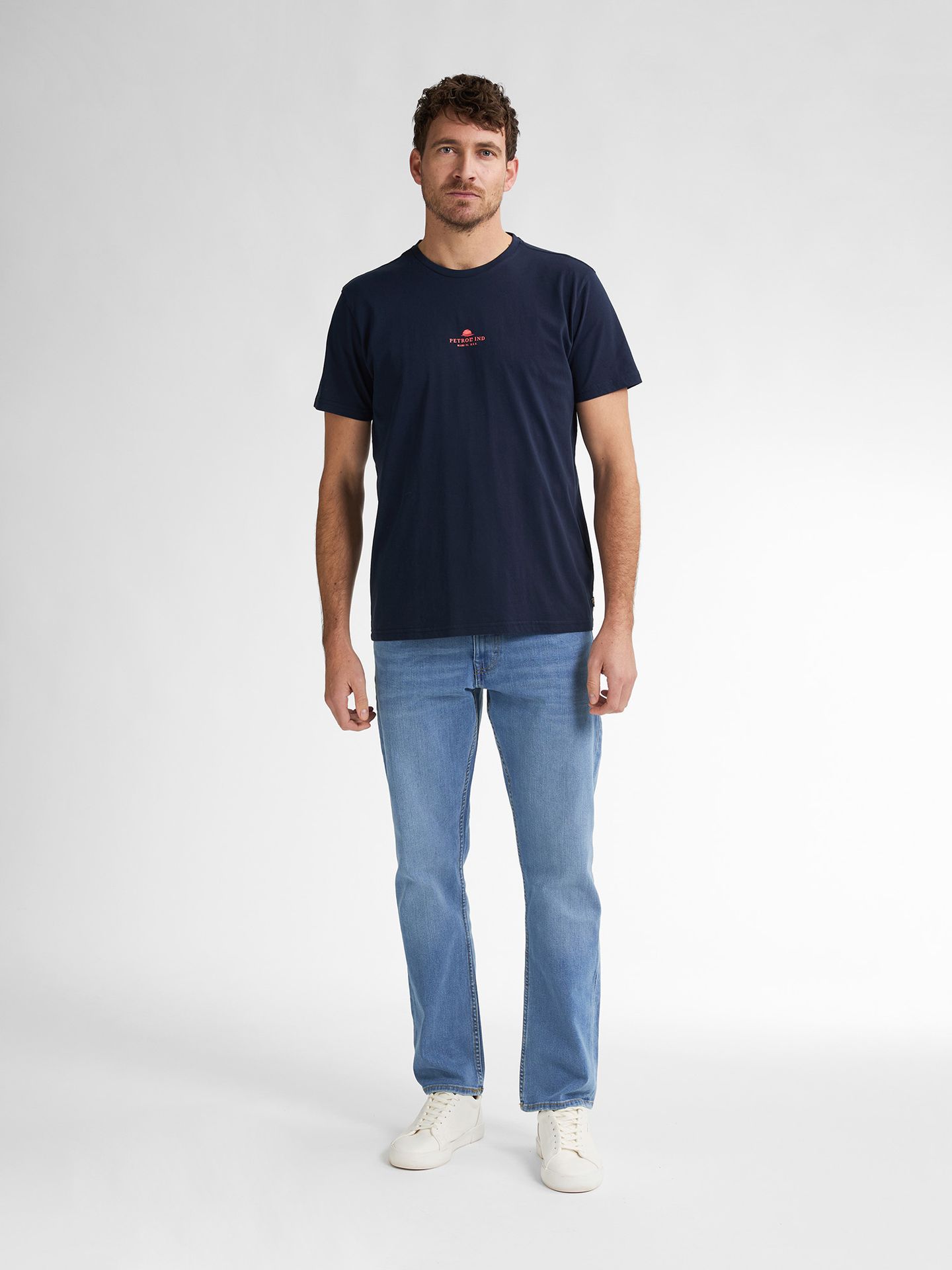 Petrol Industries Men T-Shirt SS Classic Print 5178 navy blue 2900155143066
