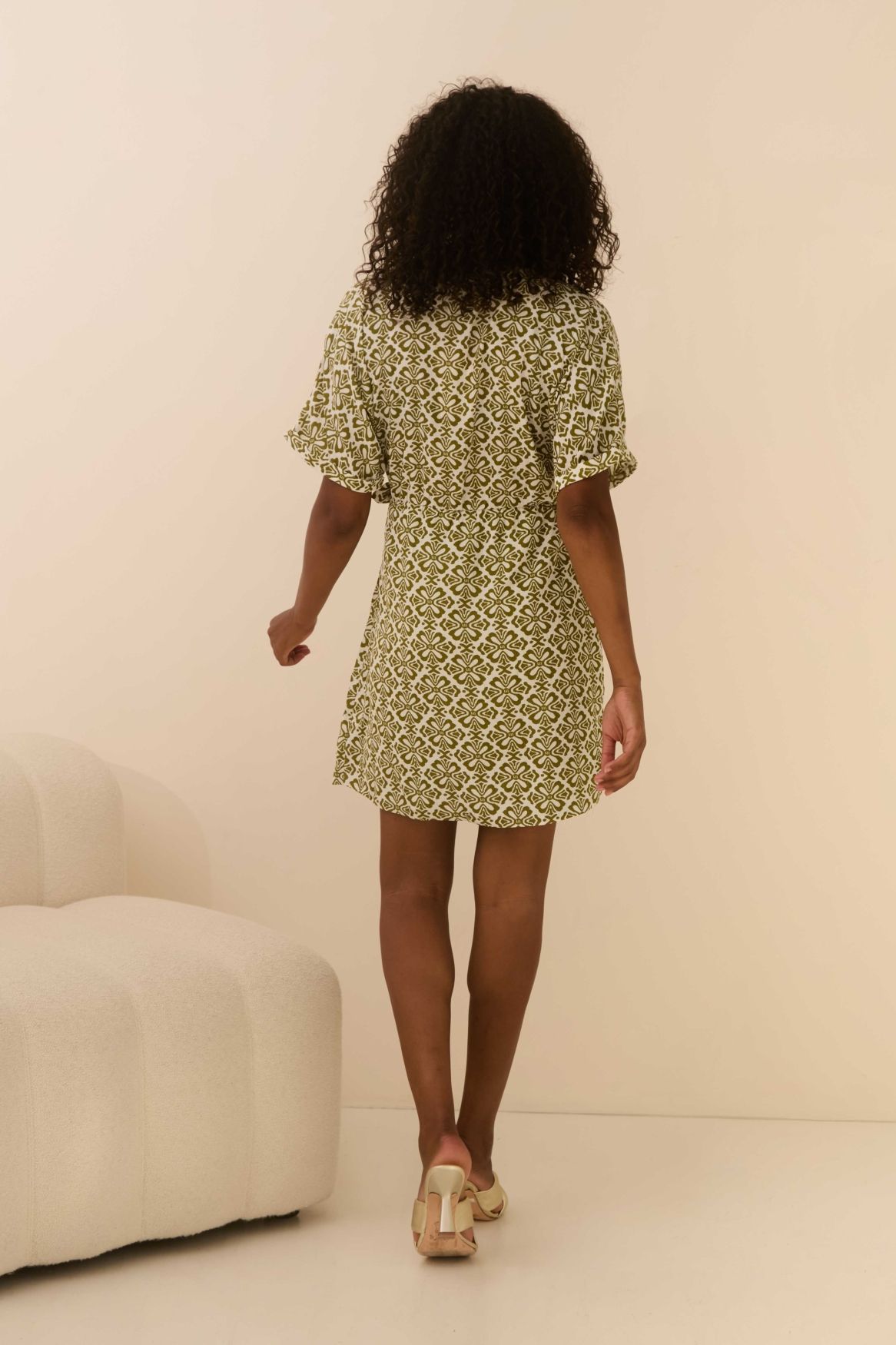 Lofty Manner Dress Gulia 472 green element print 2900155165020