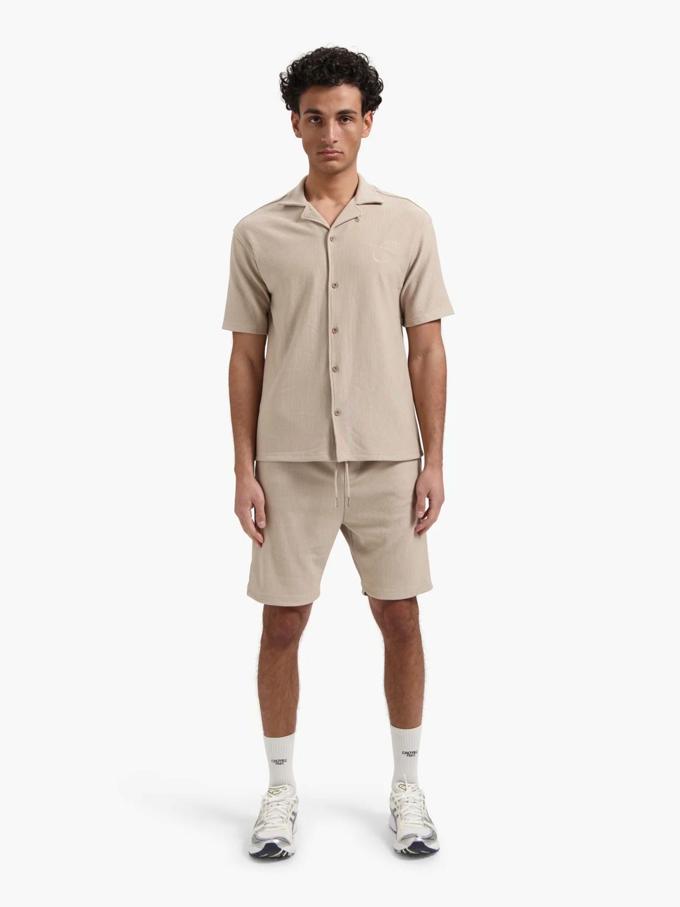 Croyez Croyez ribbed shirt Sand 2900155184038
