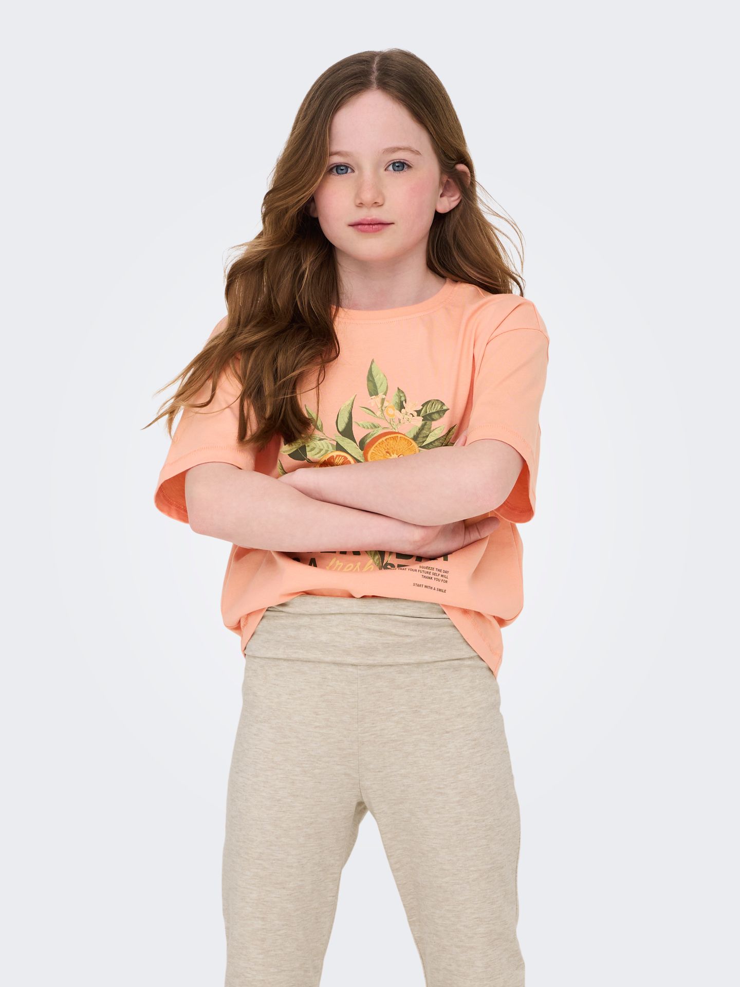 Only KOGHELEN LIFE S/S LOOSE TEE JRS NOO Salmon/Fresh 2900155219013