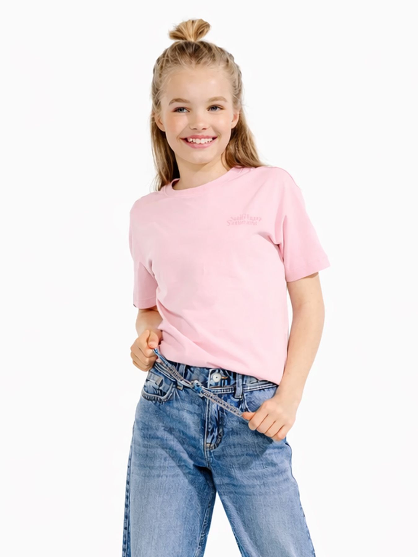 Kids Only KOGHELEN LIFE S/S LOOSE TEE JRS NOO Romance Rose/Strawberry 00112581-EKA26011400003357