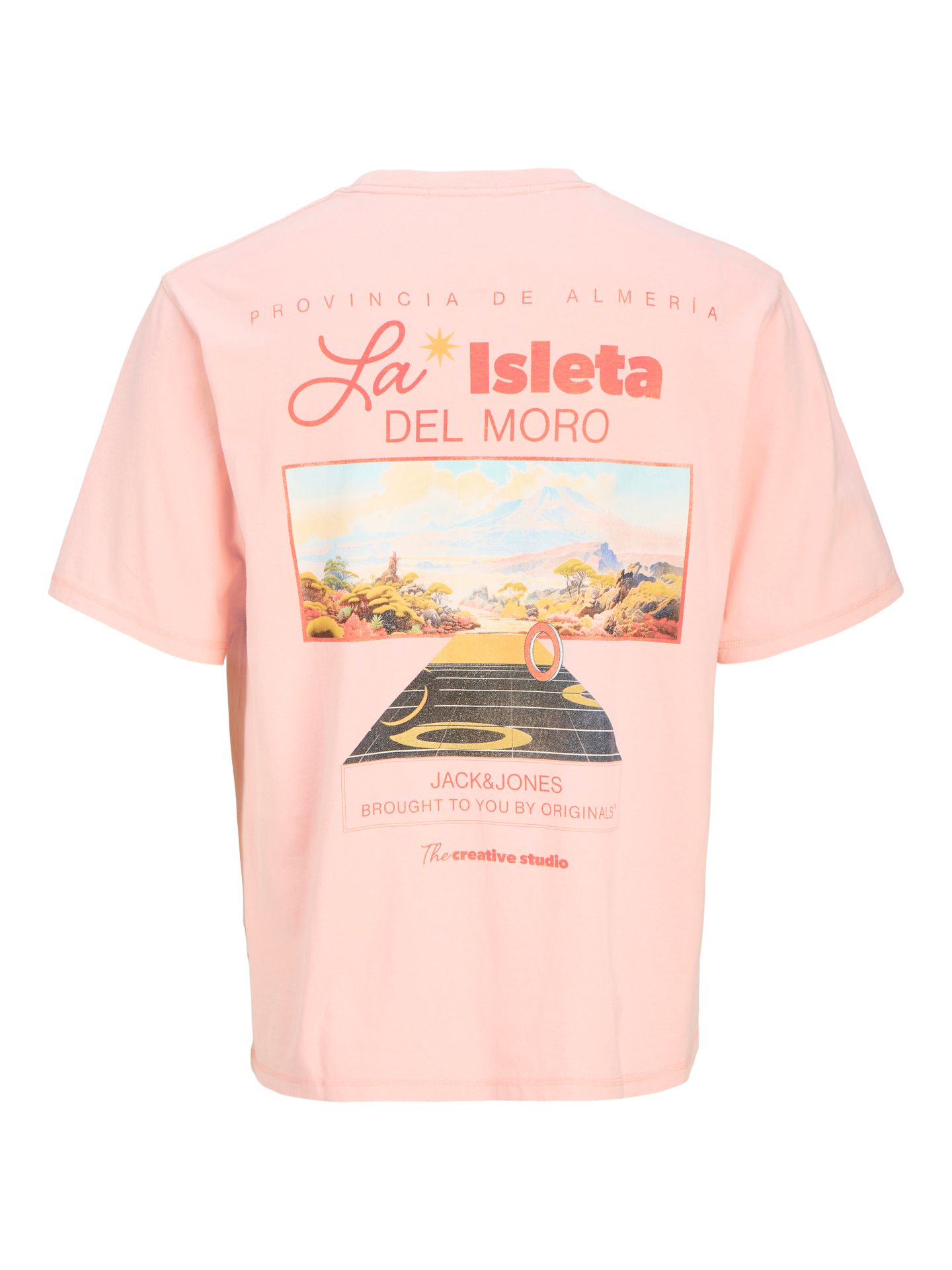 Jack & Jones JORALMERIA WORLD TEE SS CREW NECK J Tickled Pink 2900155231015