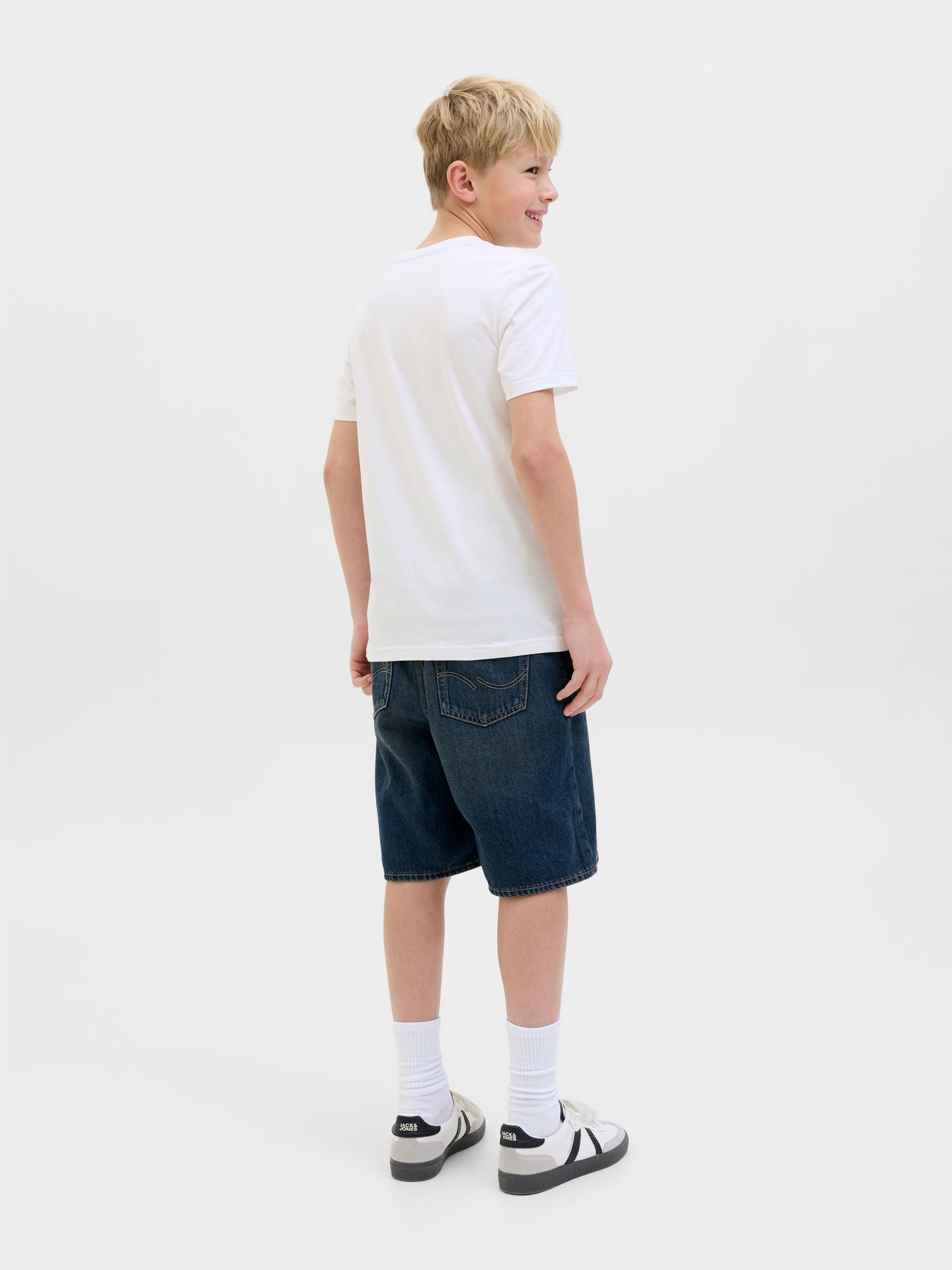 Jack & Jones JJCOLTON PHOTOPRINT TEE SS CREW NE White 2900155243032