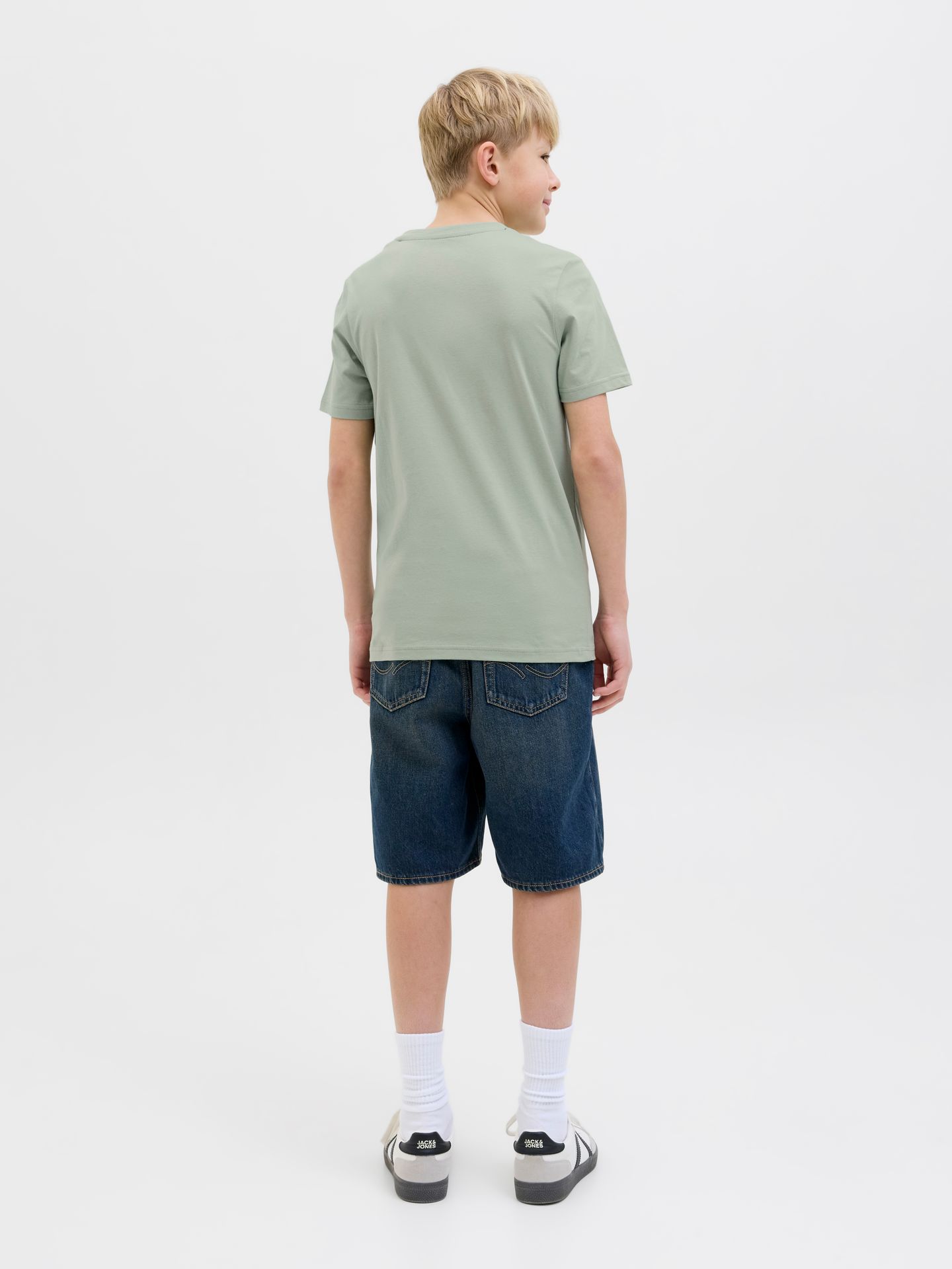 Jack & Jones JJCOLTON PHOTOPRINT TEE SS CREW NE Iceberg Green 2900155242028