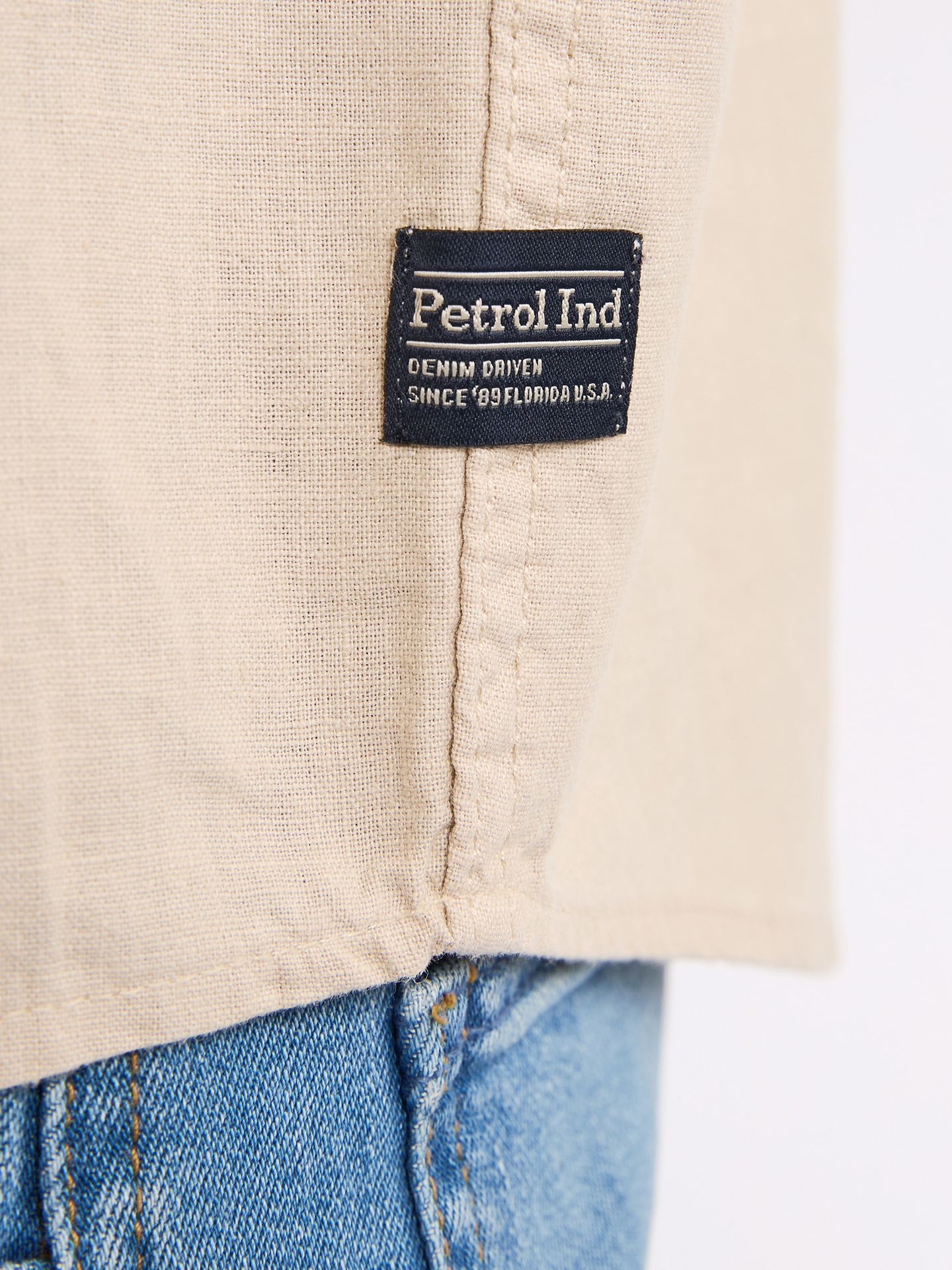 Petrol Industries Men Shirt Short Sleeve Uni 7130 light tan 2900155260077