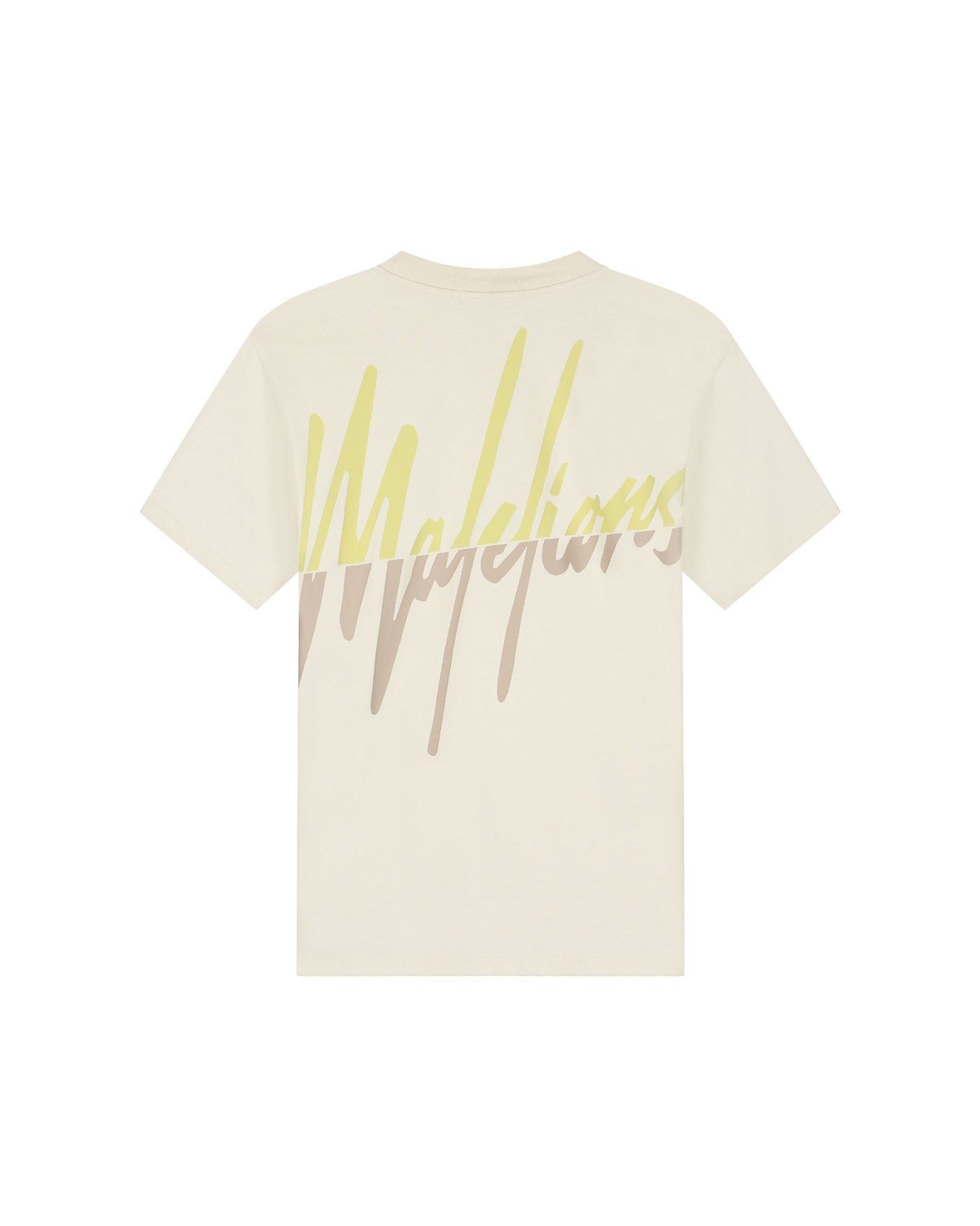 Malelions Men split t-shirt Beige 2900155293075