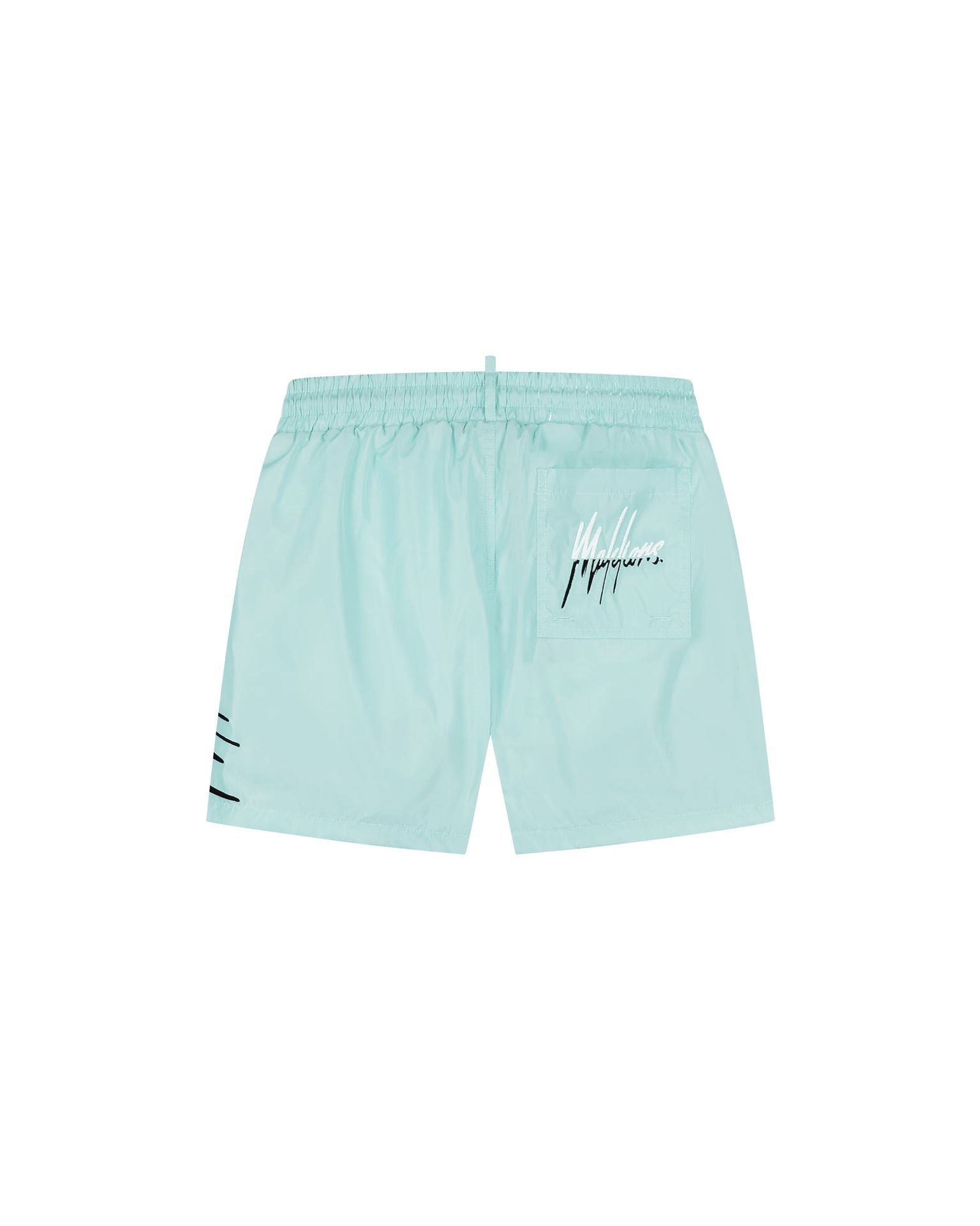 Malelions Men split swim shorts bright blue 2900155295031