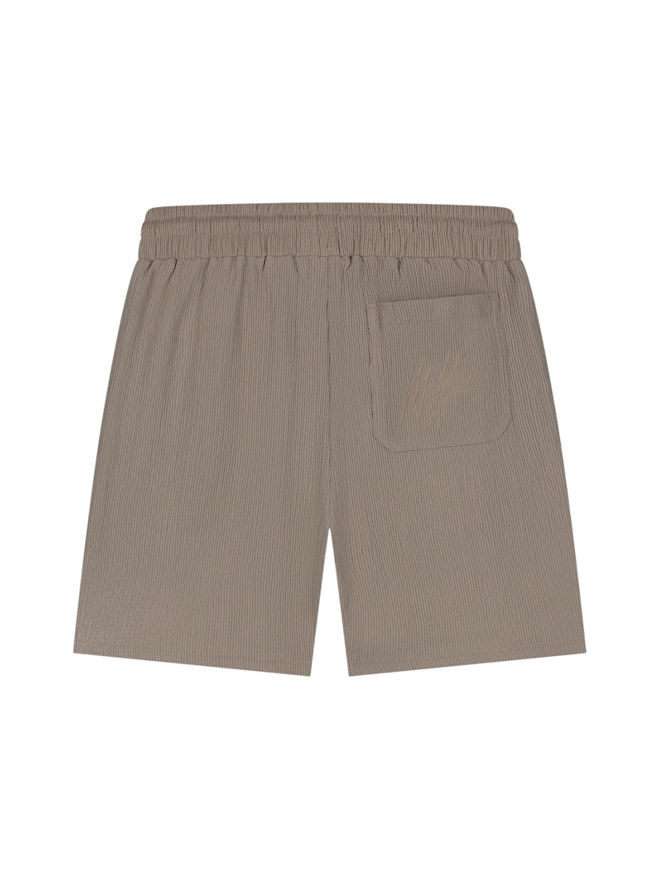 Malelions men seersucker shorts Taupe 2900155298049