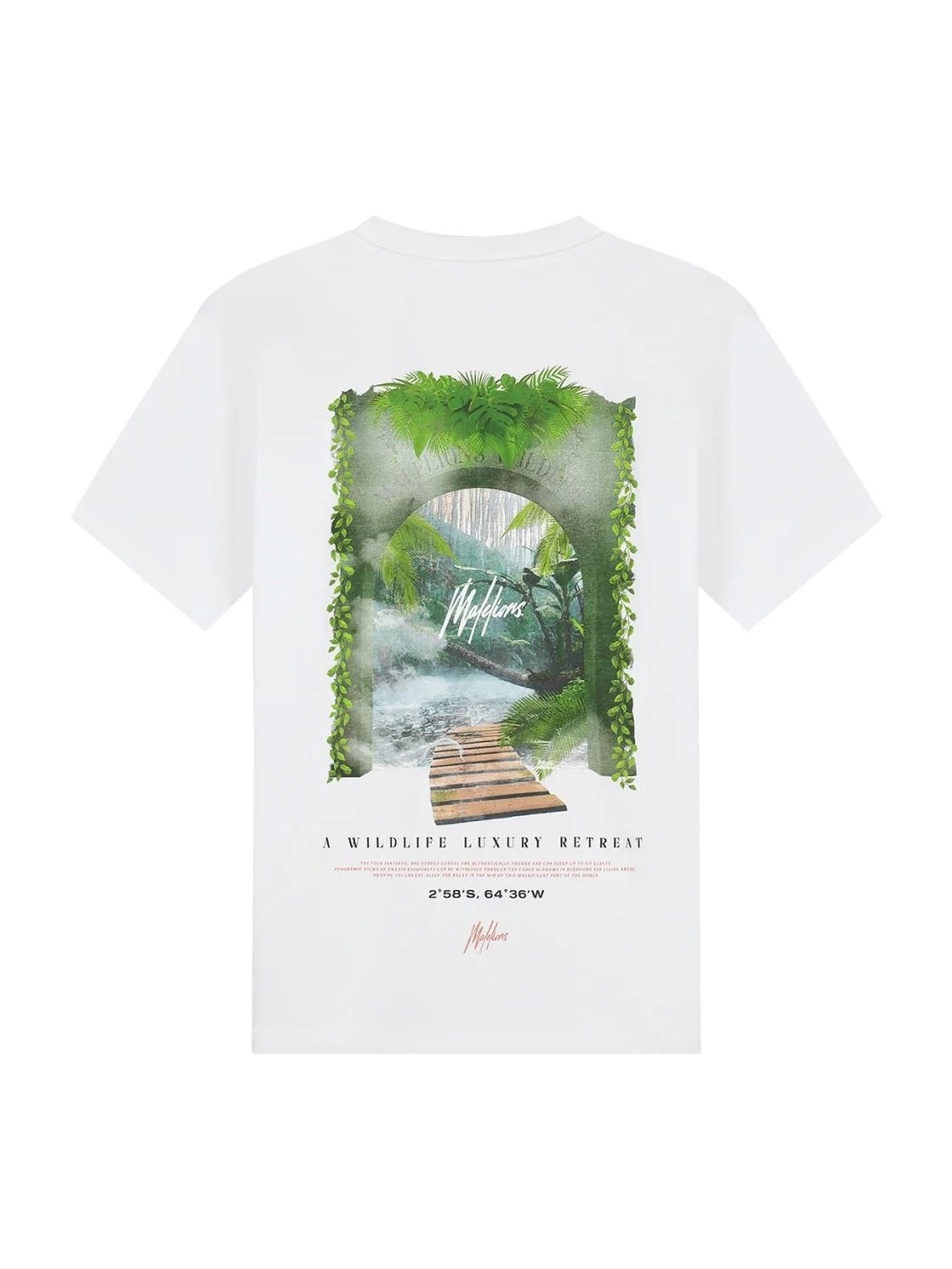 Malelions Men retreat t-shirt White 2900155309066