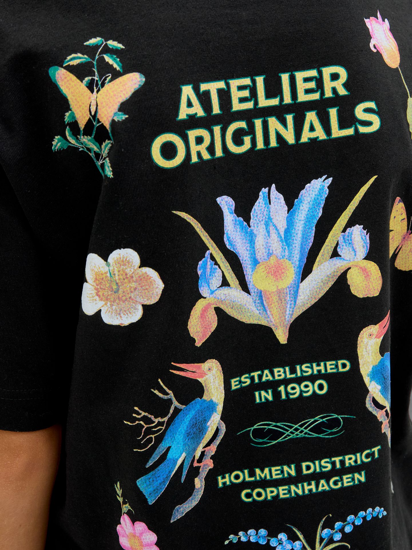 Jack & Jones JORACAPULCO RETRO ELEMENT BACK TEE Black 2900155318037