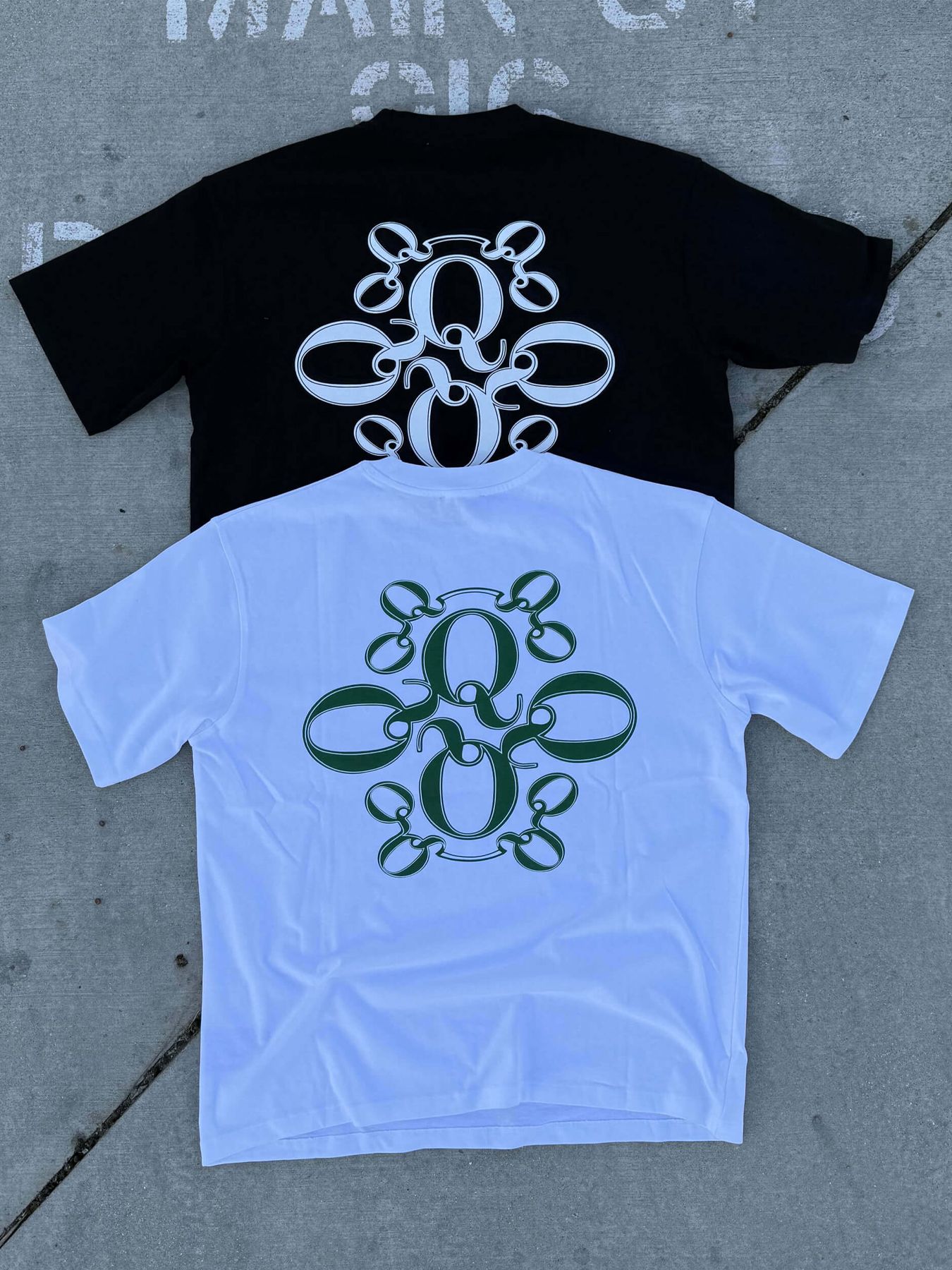 Quotrell Insignia tee white/green 00112774-WGRE