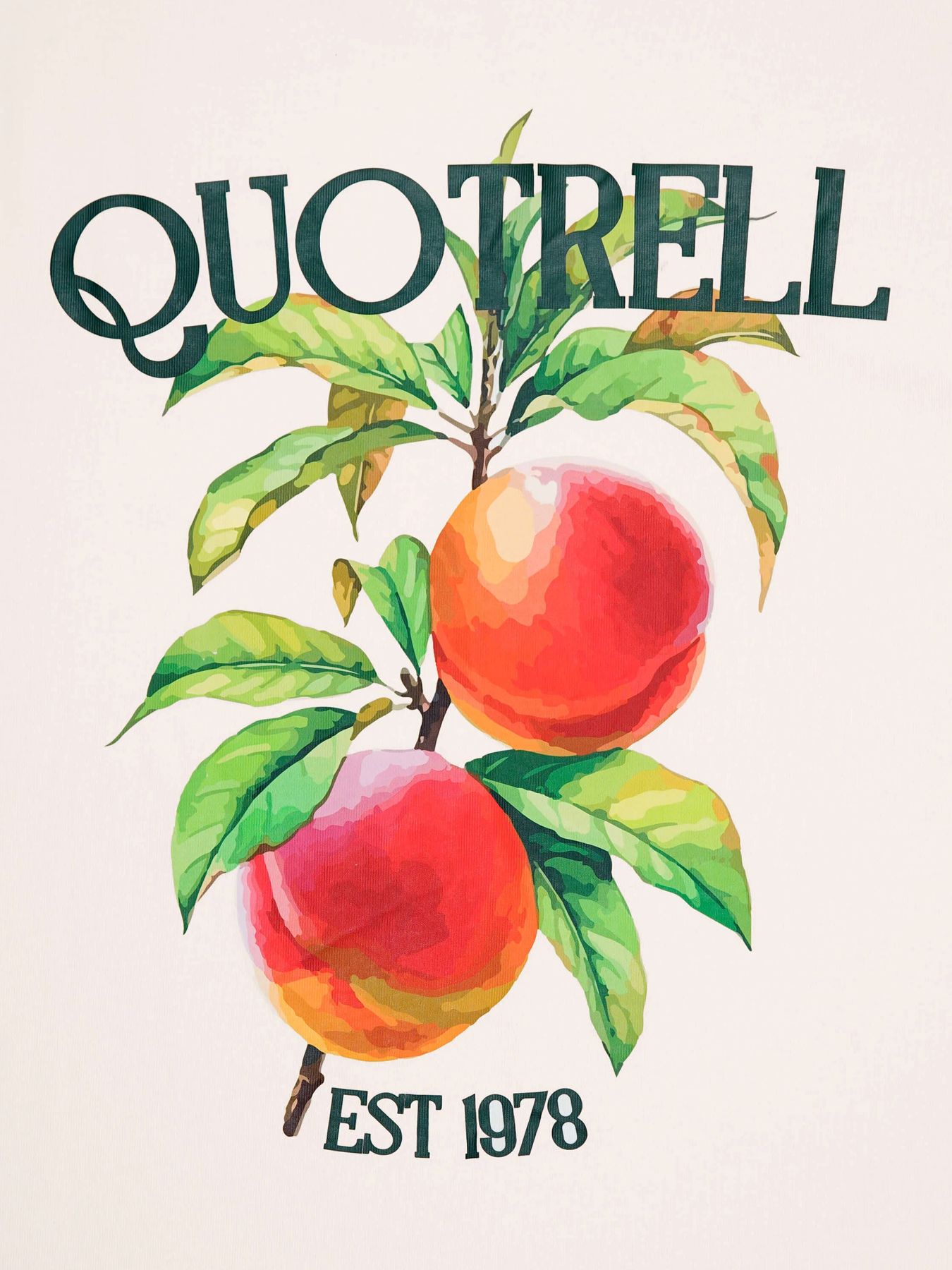Quotrell Peaches tee Off White/green 2900155605045