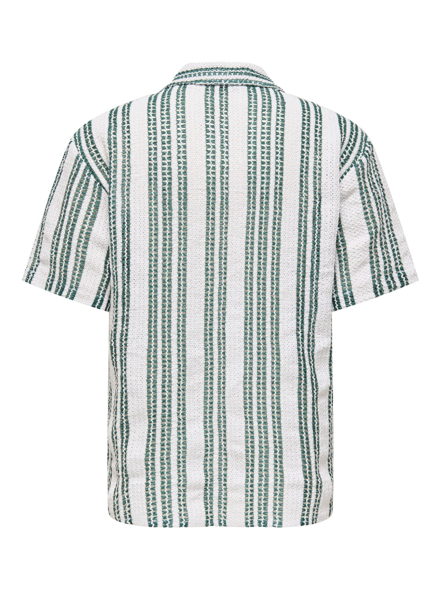 Only & Sons ONSDANI CROCHET SS SHIRT NOOS Comfrey/GARDENIA 2900165897027