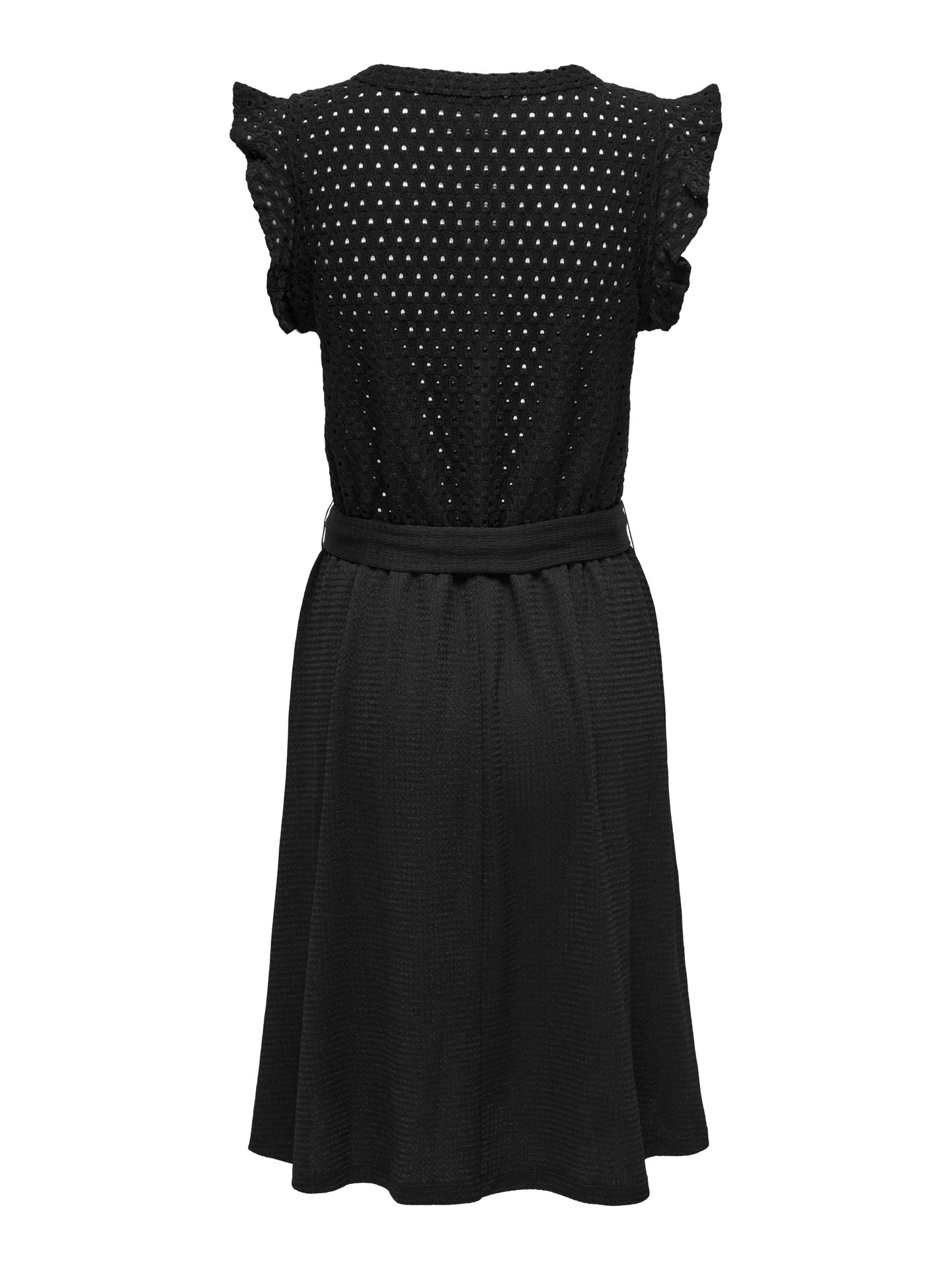 Only ONLELISA S/L V-NECK DRESS CS JRS Black 2900155651028