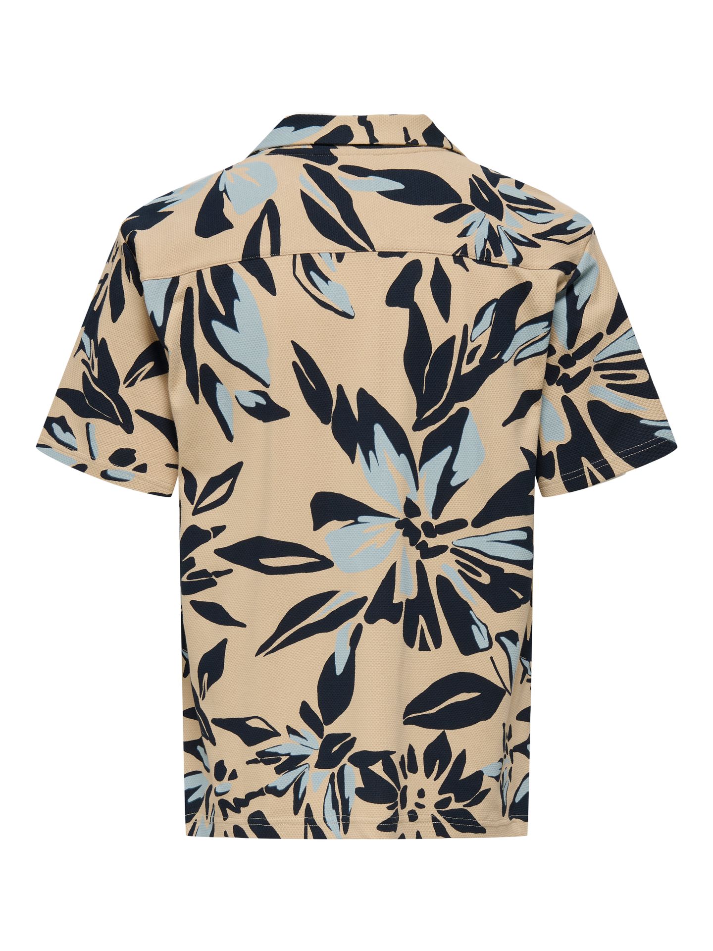 Only & Sons ONSPIERO AOP RLX. SS JERSEY SHIRT Dried Sage/CLOUD DANCER/IRISH CREAM 2900155652032