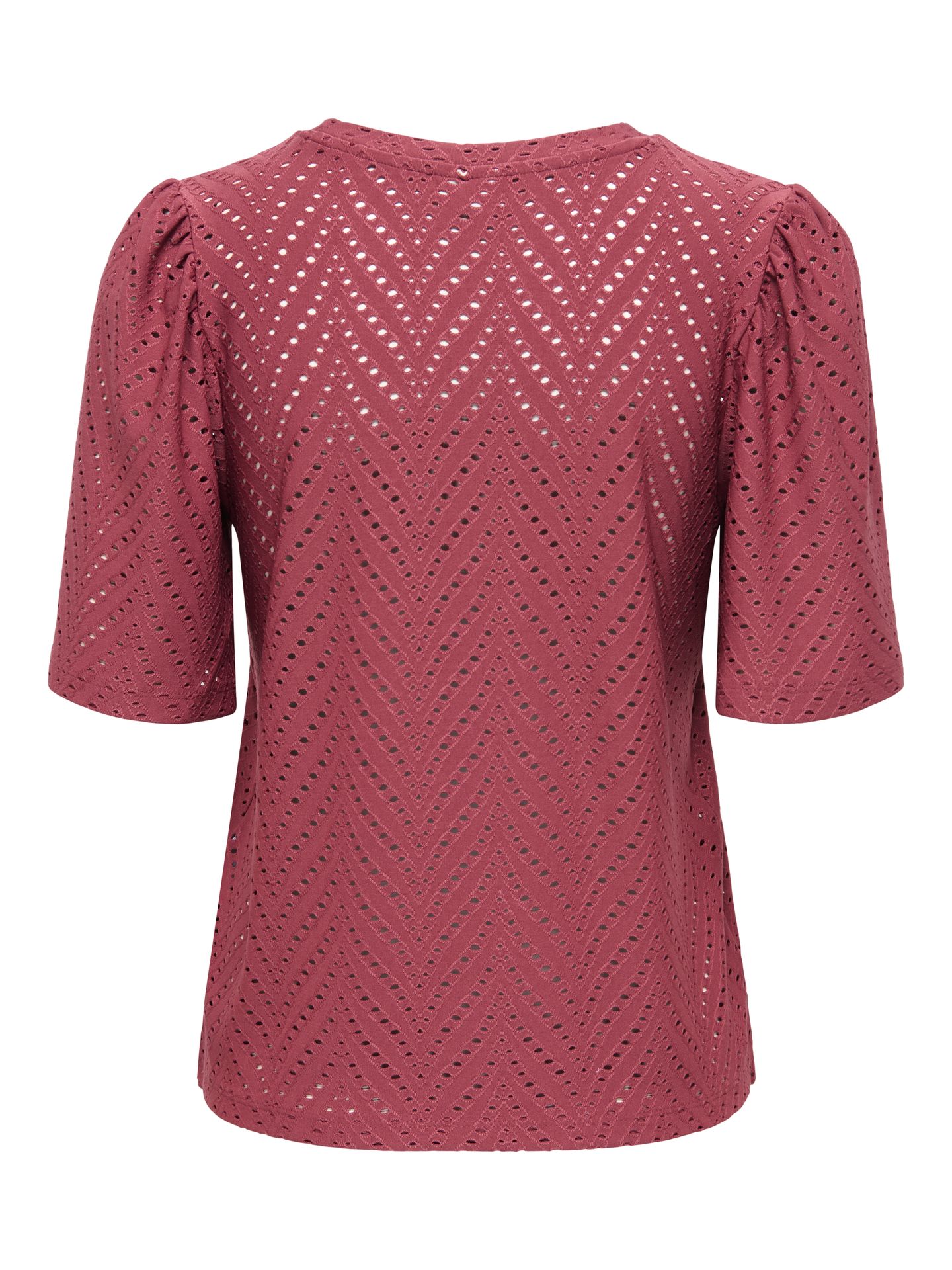 JDY JDYCARLA CATHINKA S/S TOP JRS NOOS Oxblood Red 2900166558026